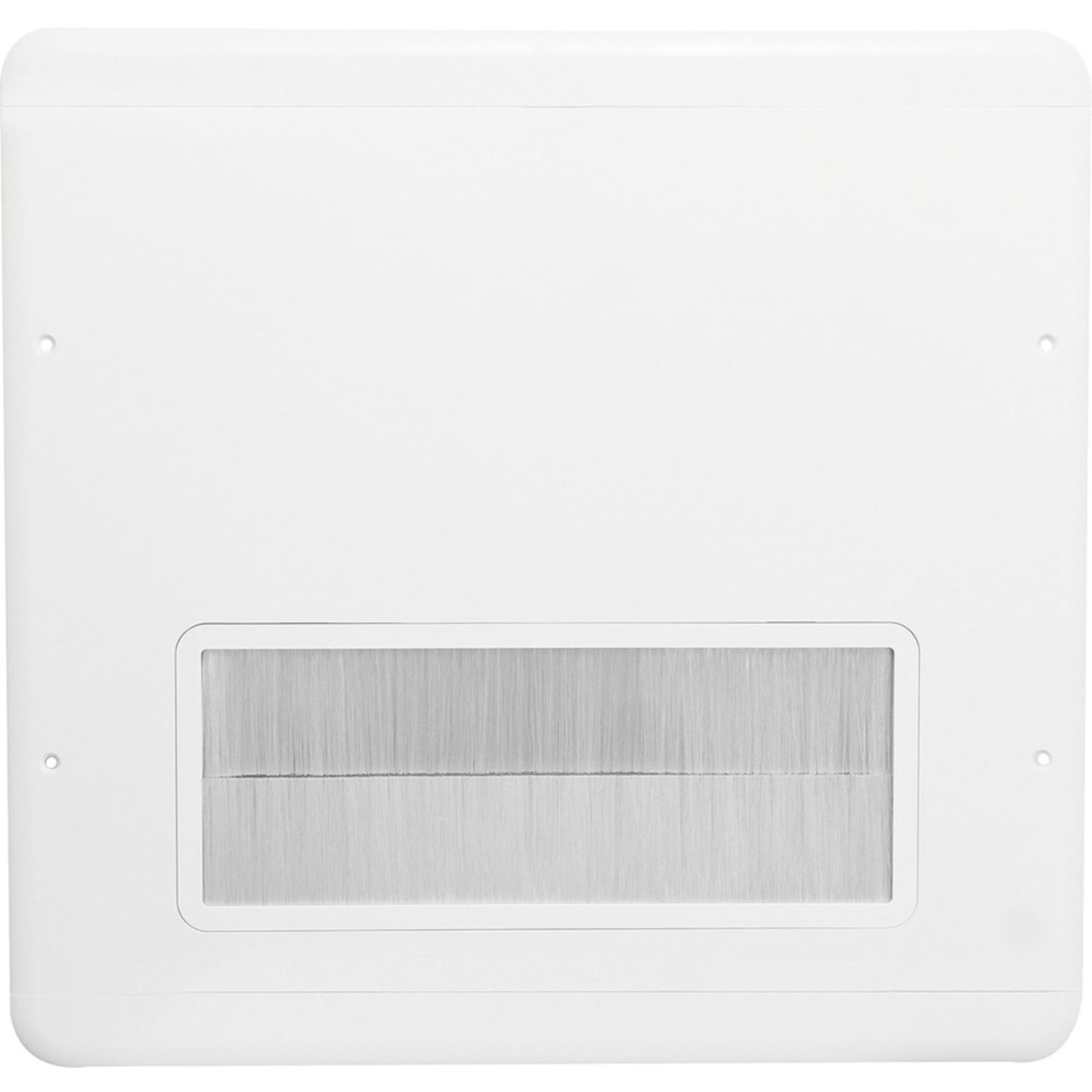 DataComm 80-1500-BR 15-Inch Plastic Enclosure Box with Brush Cover - 1-gang - White - ABS Plastic - Image 3