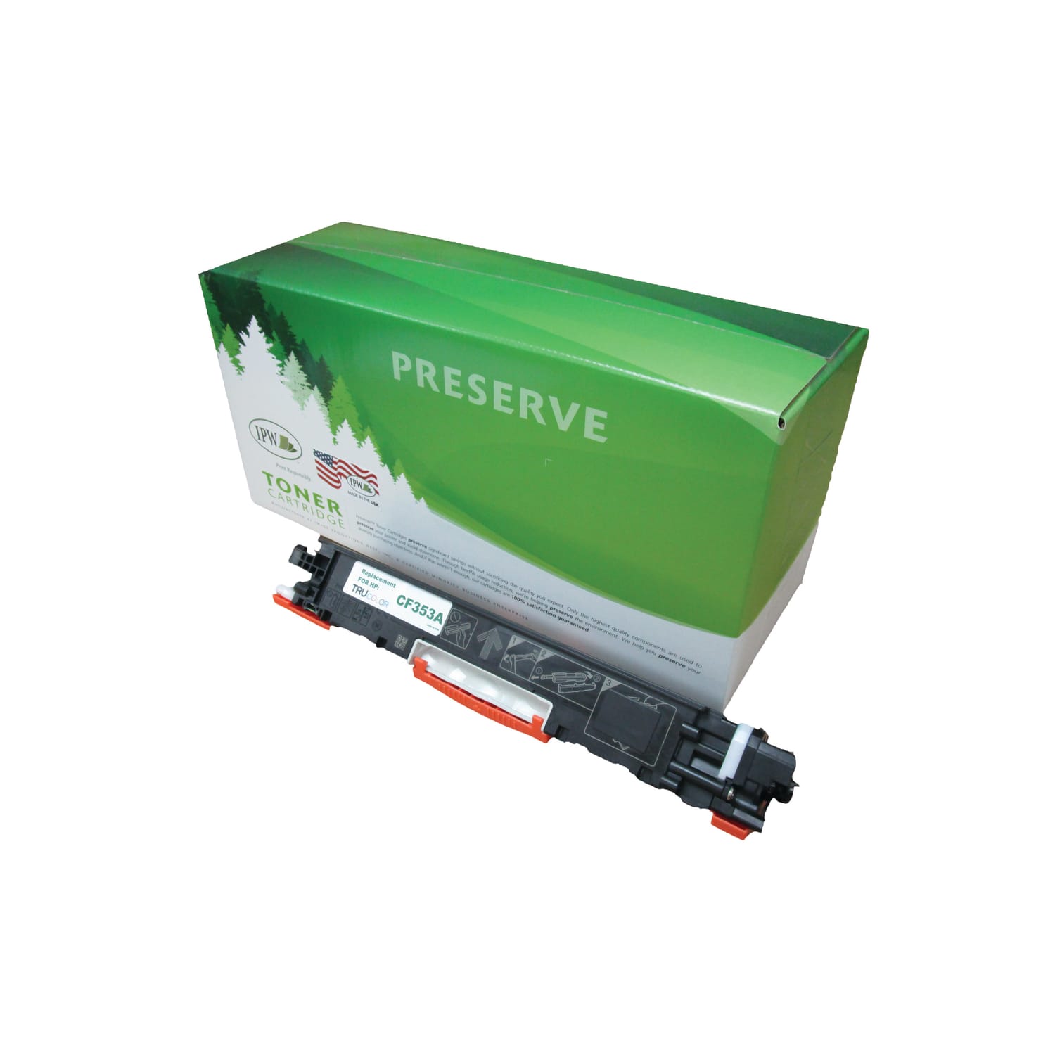 IPW Preserve Remanufactured Black Toner Cartridge Replacement For HP 26A, CF226A, 845-26A-ODP - Image 3