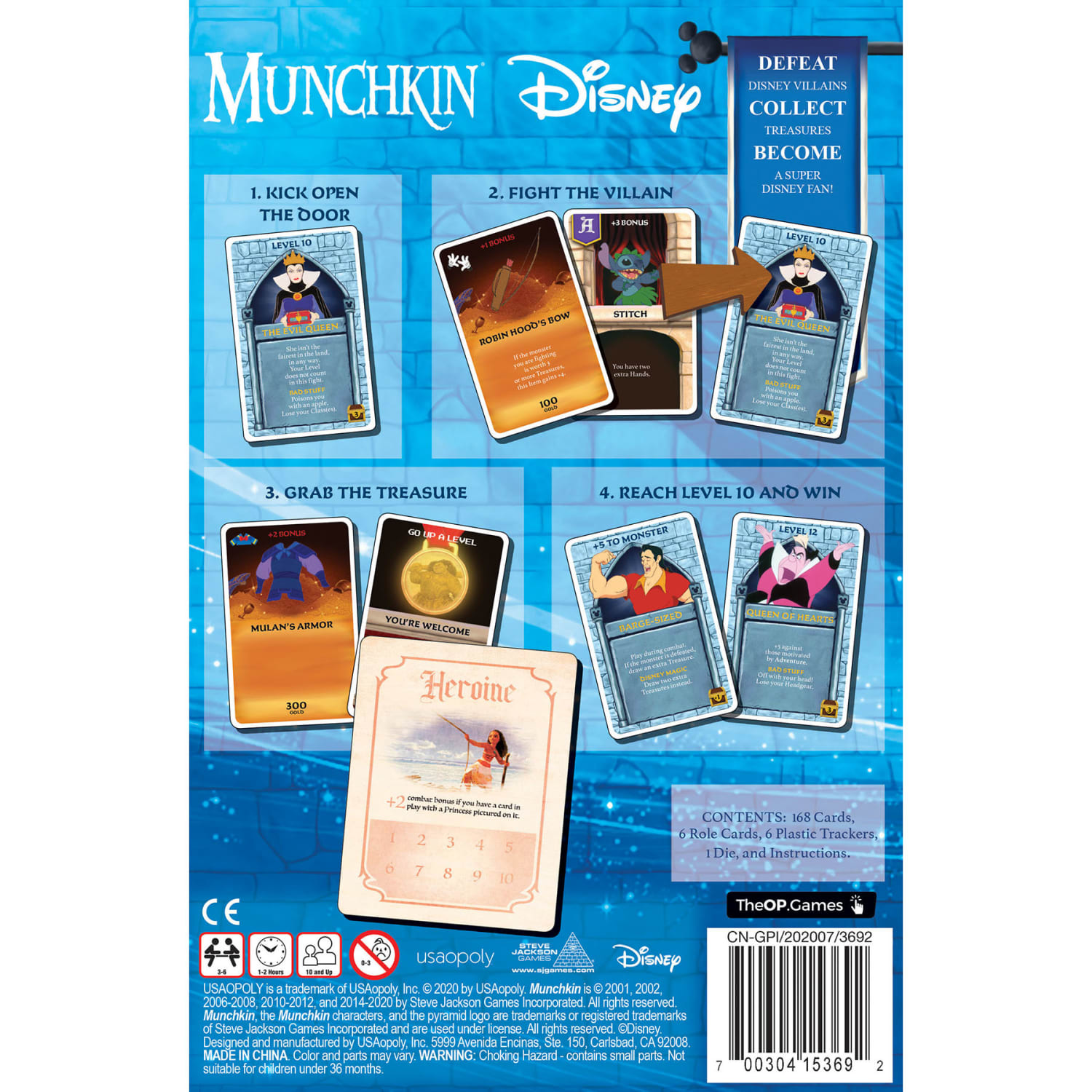 USAopoly MUNCHKIN: Disney Card Game - Image 5