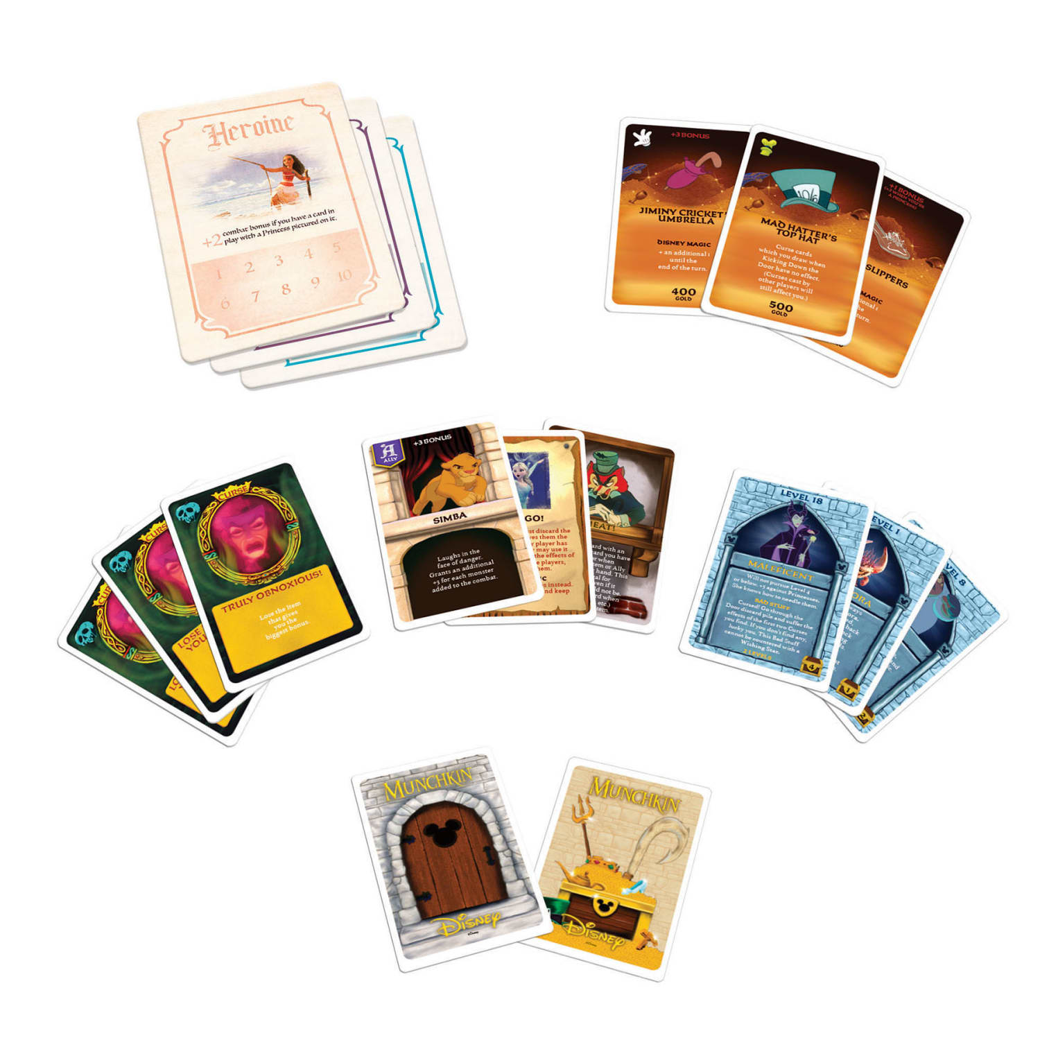USAopoly MUNCHKIN: Disney Card Game - Image 6