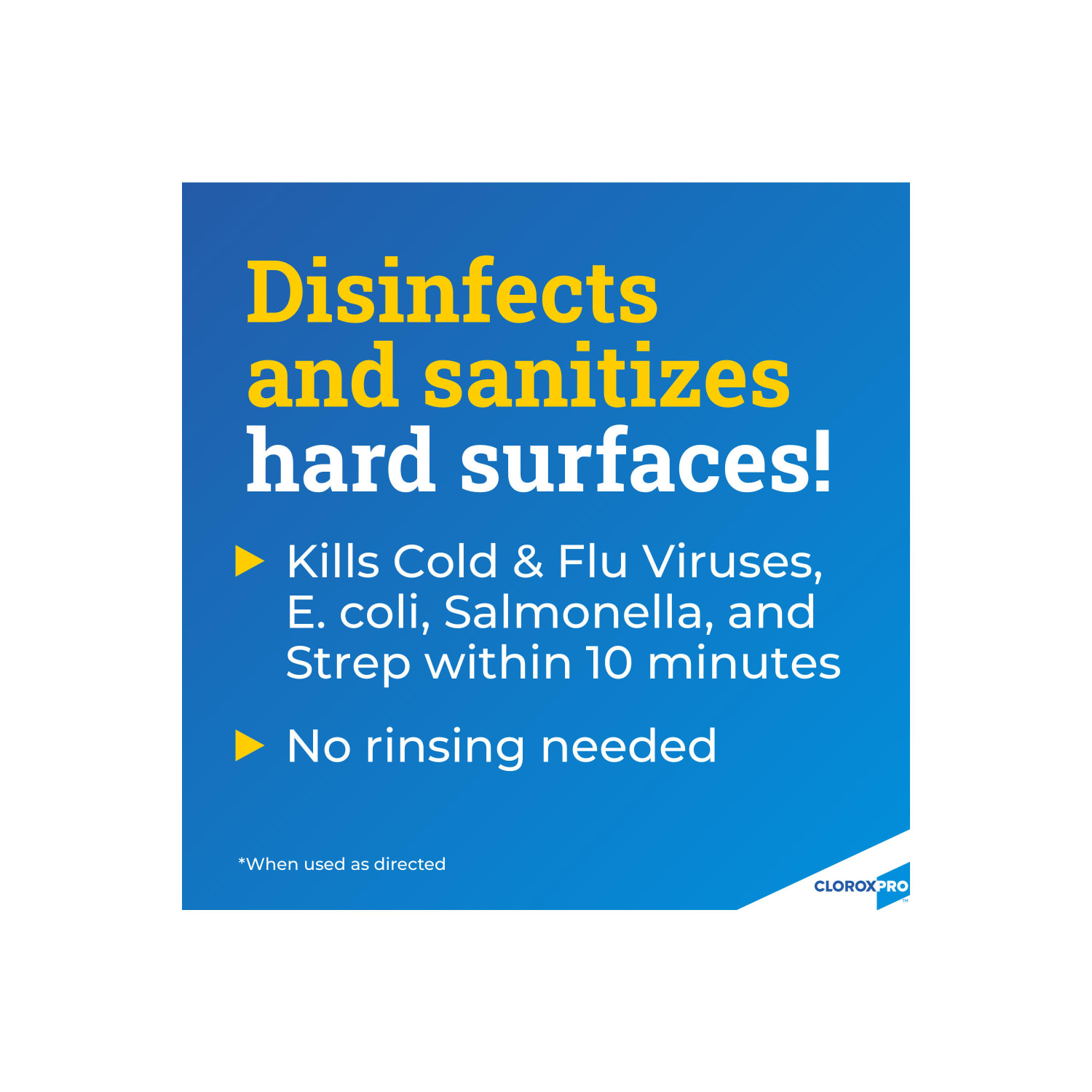 CloroxPro Anywhere Daily Disinfectant and Sanitizer, 32 FL Oz Spray Bottle - Image 5