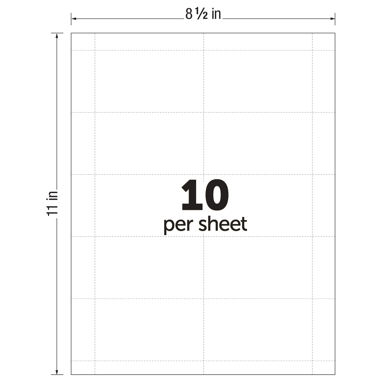 Office Depot Brand Matte Business Cards, 2in x 3 1/2in, White, Pack Of 1,000 - Image 6