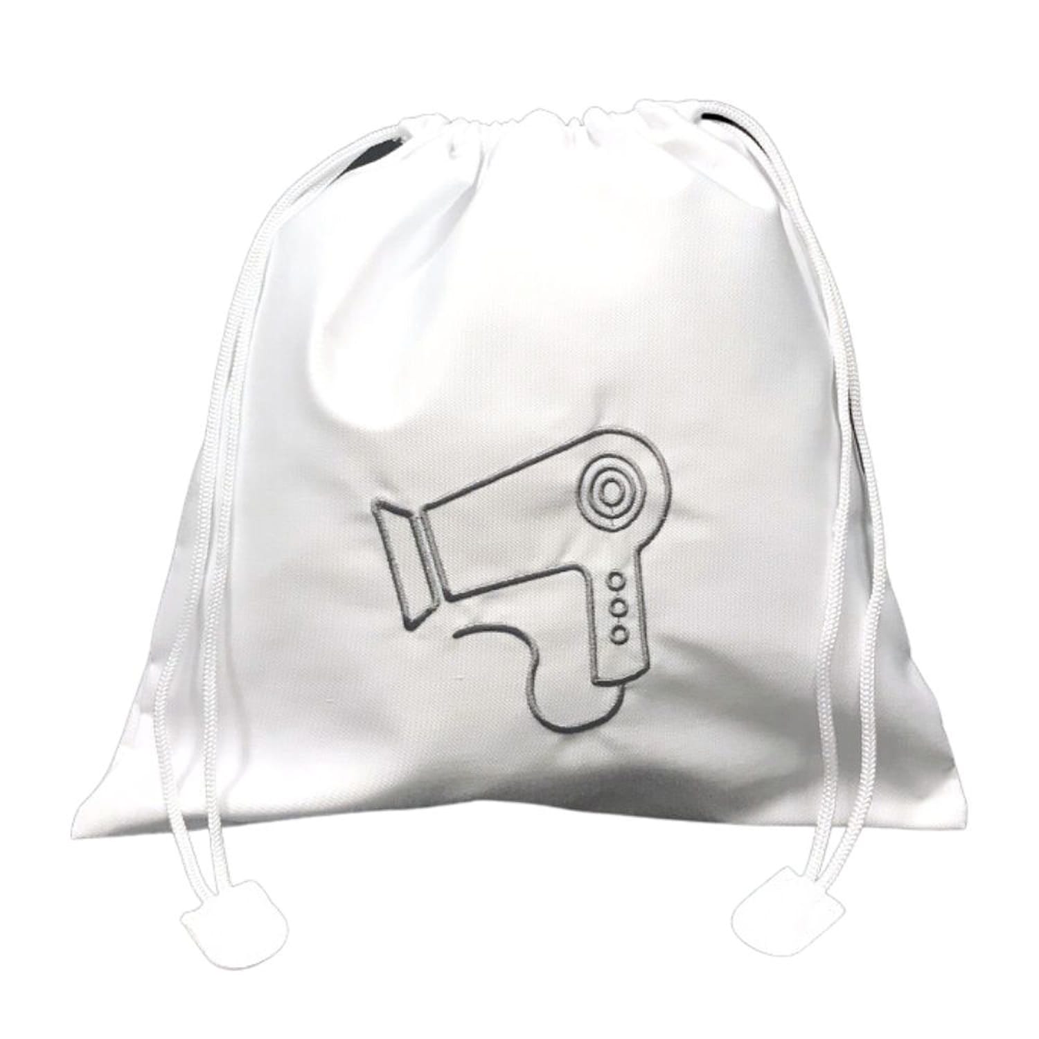 Hospitality Source Reusable Hair Dryer Bags, 12in x 12in, White, Pack Of 50 Bags - Image 3