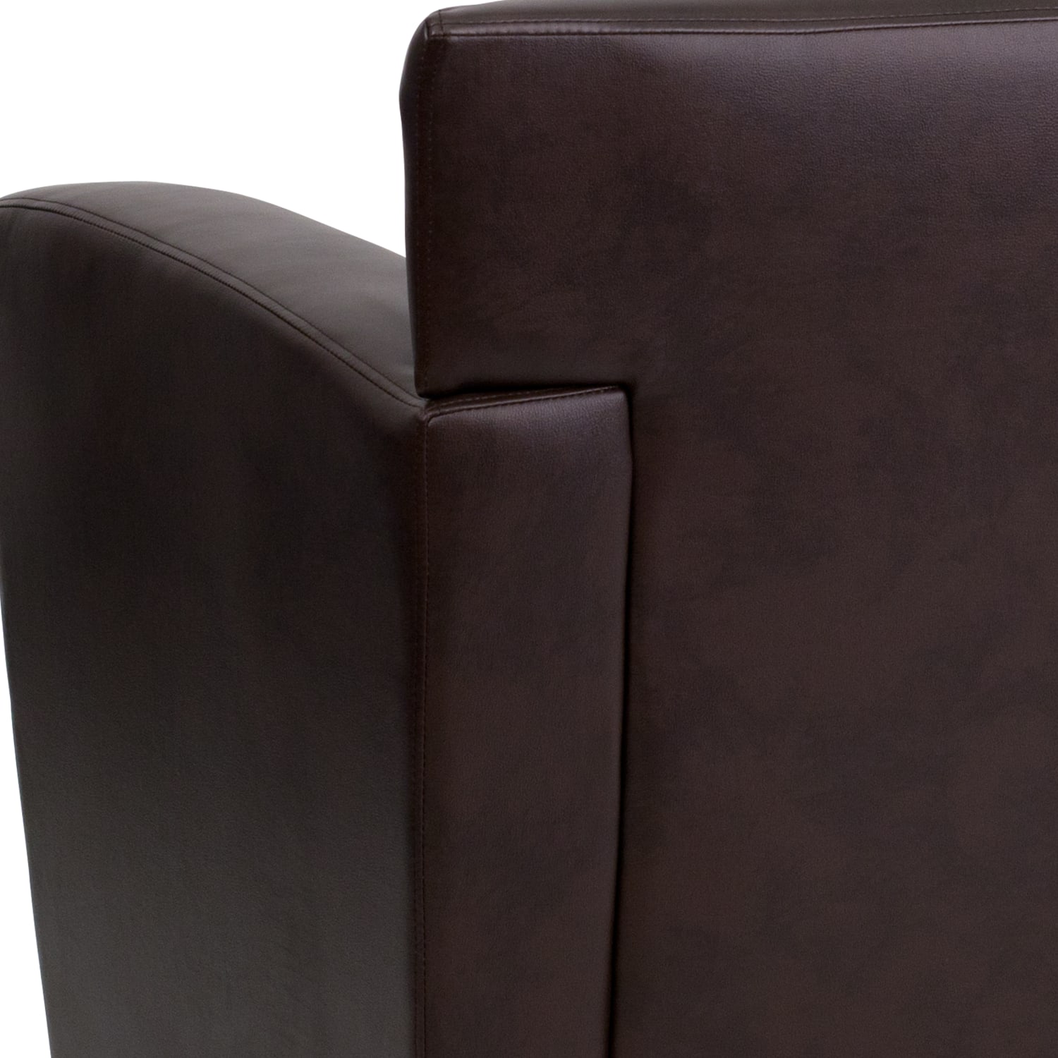 Flash Furniture Hercules Majesty LeatherSoft Faux Leather Chair Brown PopularChairscom