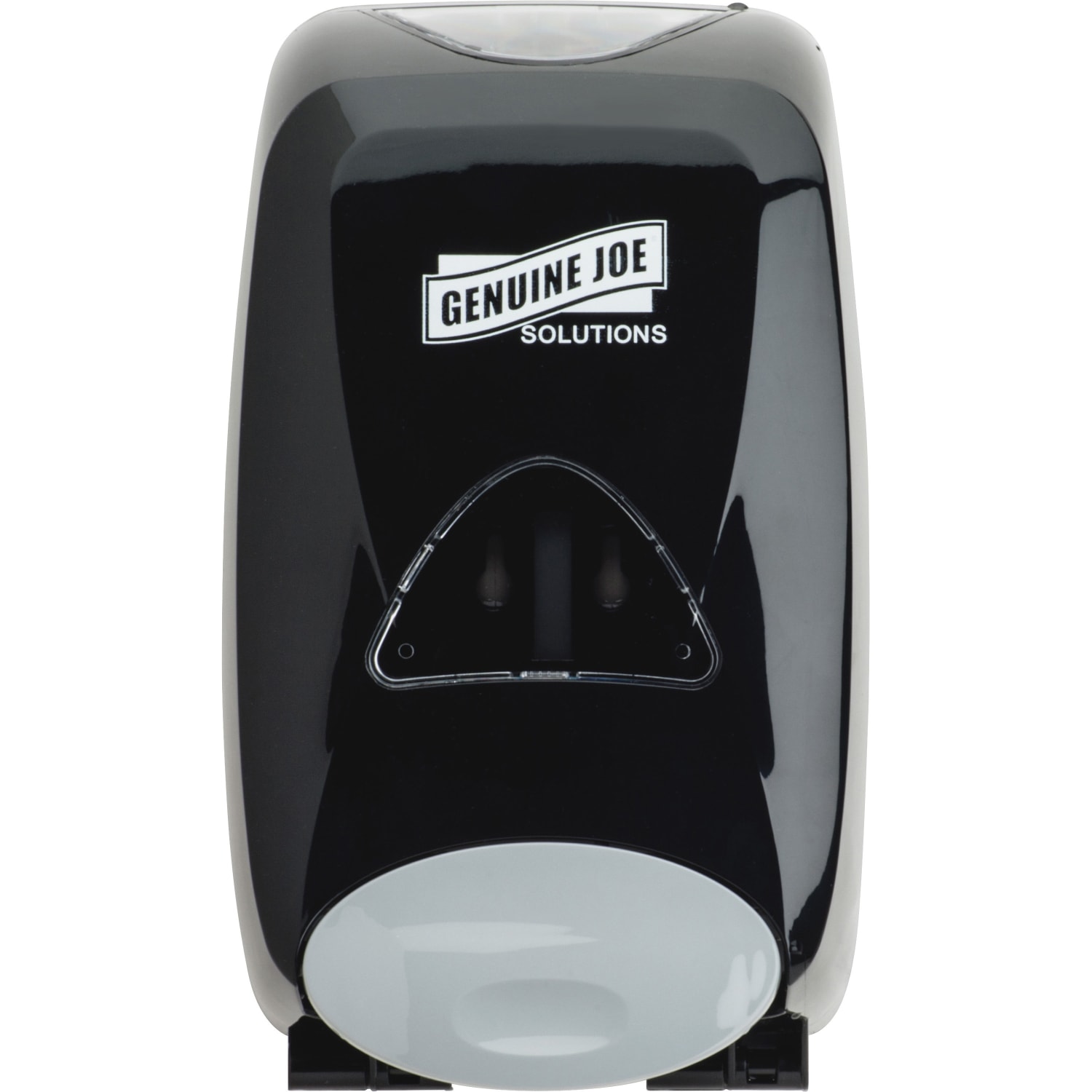 Genuine Joe Solutions Soap Dispenser - Manual - 1.32 quart Capacity - Black - 6 / Carton - Image 5