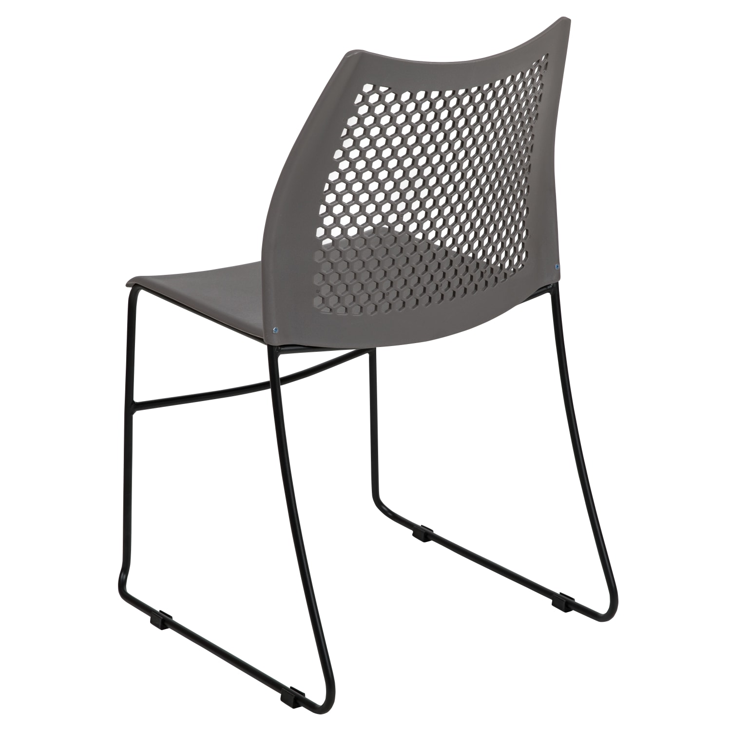 Flash Furniture HERCULES Series Stack Chairs Gray Set Of 5 Chairs PopularChairscom