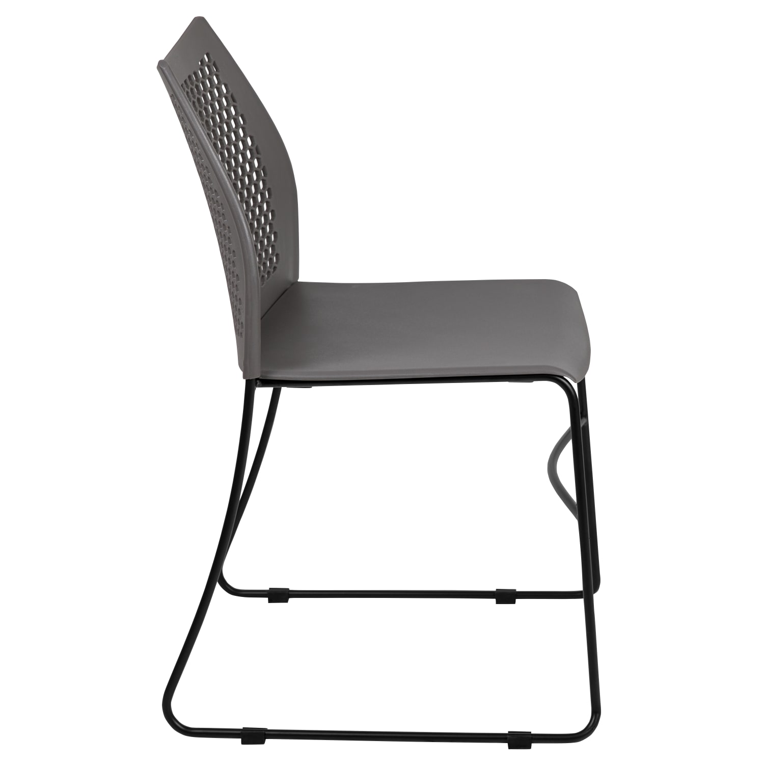 Flash Furniture HERCULES Series Stack Chairs Gray Set Of 5 Chairs PopularChairscom