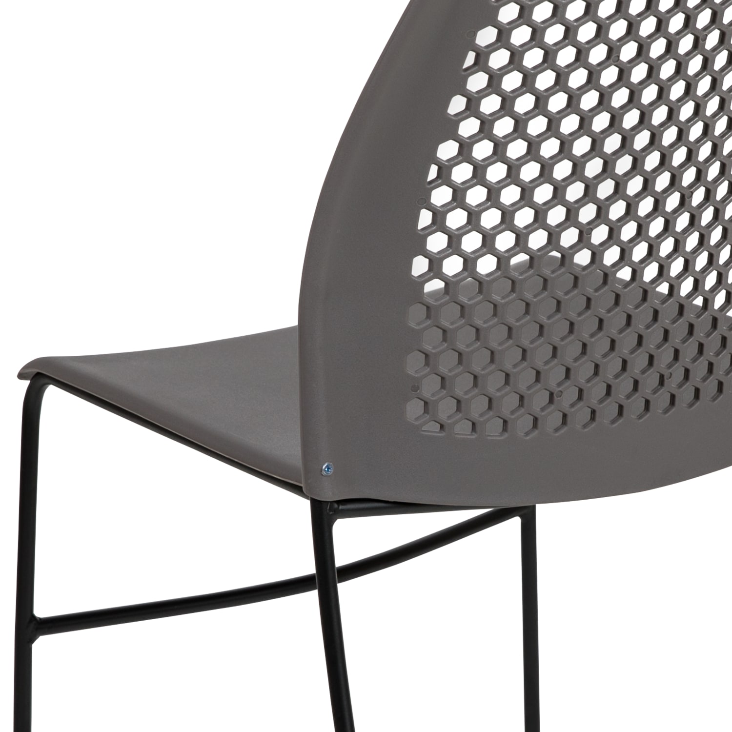 Flash Furniture HERCULES Series Stack Chairs Gray Set Of 5 Chairs PopularChairscom