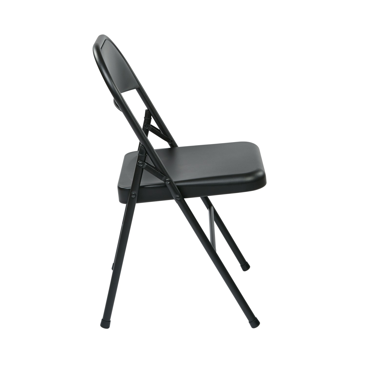 Office Star Work Smart Metal MidBack Folding Chairs Black Set Of 4 Chairs PopularChairscom Office Star Work Smart Metal Mid Back Folding Chairs Black Set Of 4 Chairs PopularChairscom