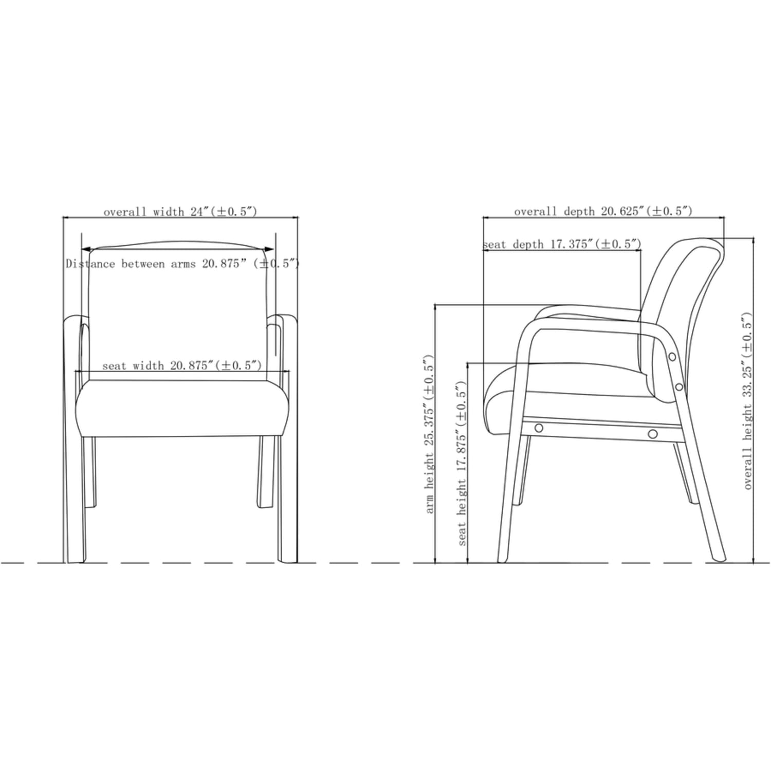 Lorell Bonded LeatherWood Guest Chair BlackEspresso PopularChairscom Lorell Bonded LeatherWood Guest Chair BlackEspresso PopularChairscom
