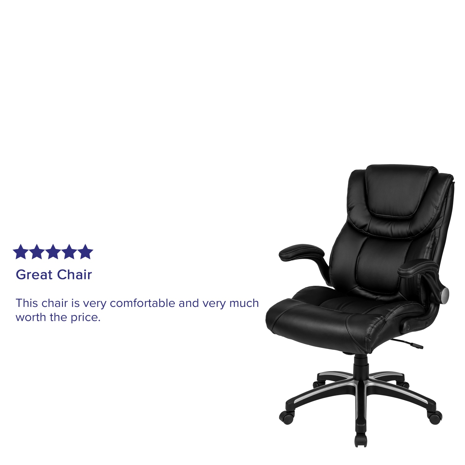 Flash Furniture LeatherSoft Faux Leather HighBack Executive Office Chair Black BT9896H PopularChairscom Flash Furniture LeatherSoft Faux Leather High Back Executive Office Chair Black BT9896H PopularChairscom