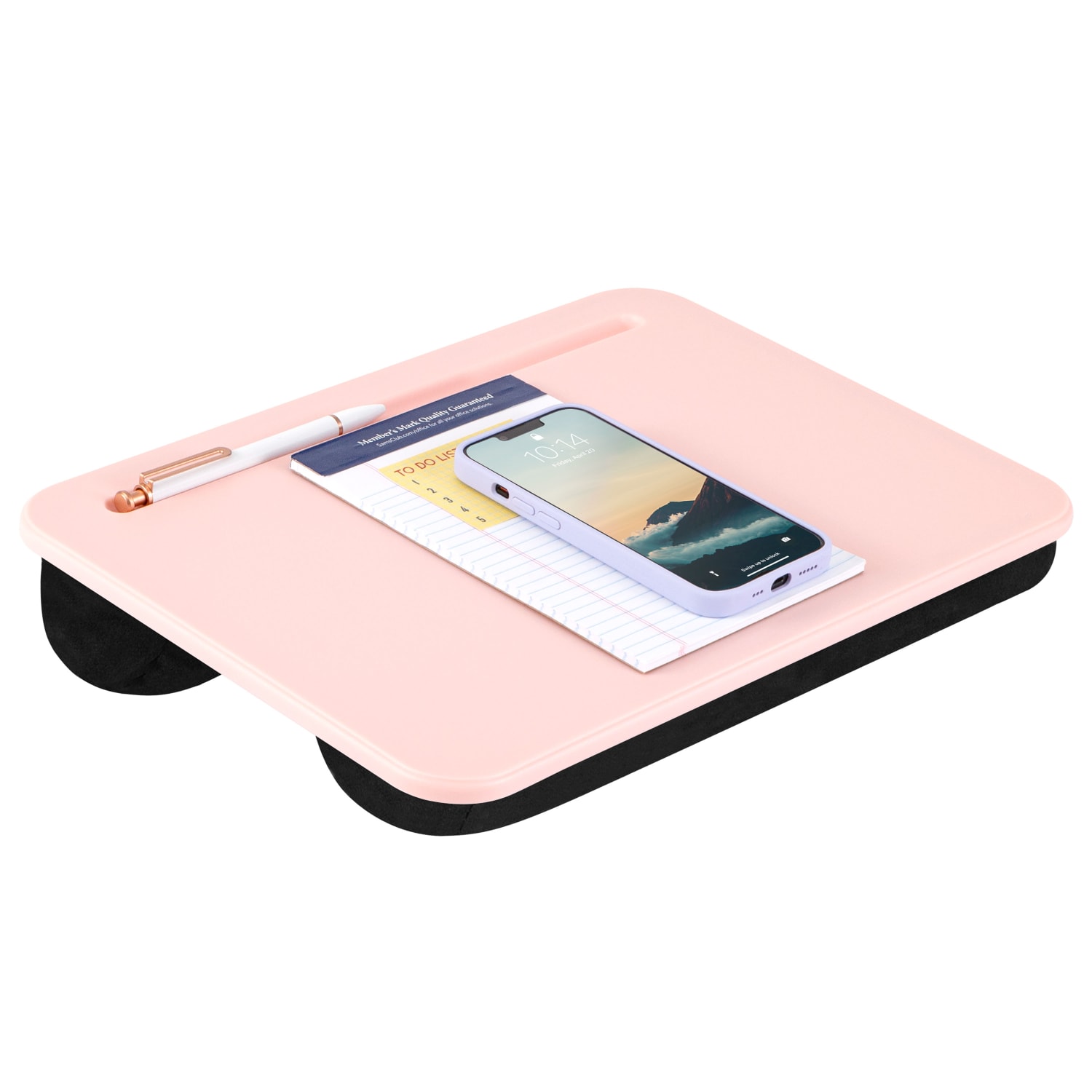 LapGear Compact Lap Desk, Rose Quartz, Pack of 12 Desks - Image 3