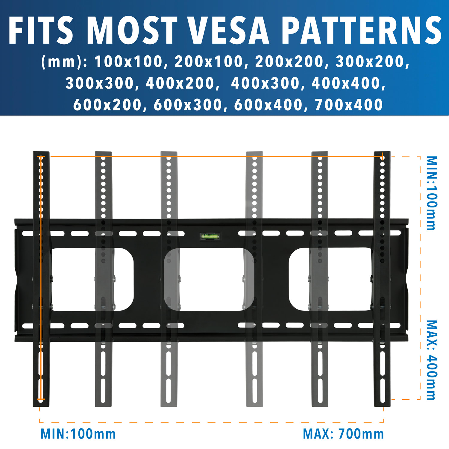 Mount-It! Heavy-Duty Tilt TV Wall Mount, MI-303B - Image 5