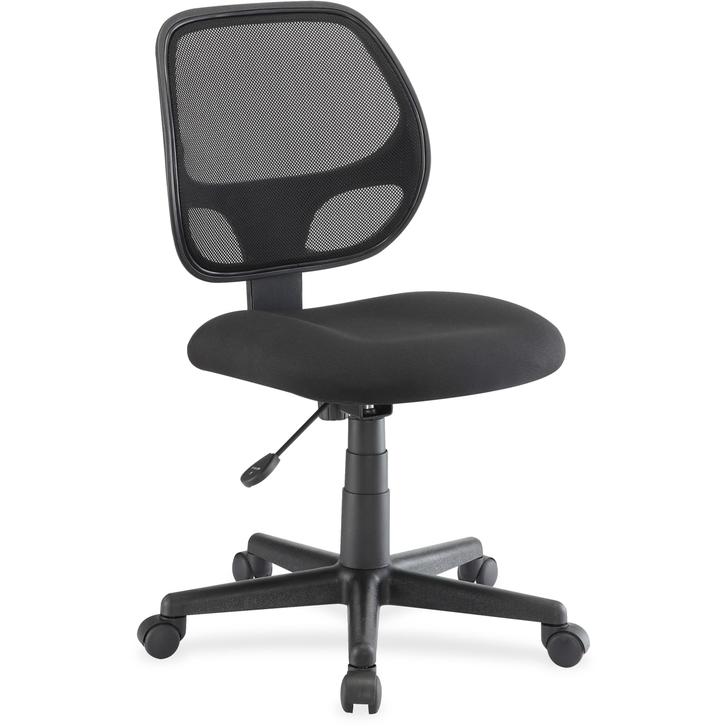 Lorell Multi-Task Mesh/Fabric Chair, Black