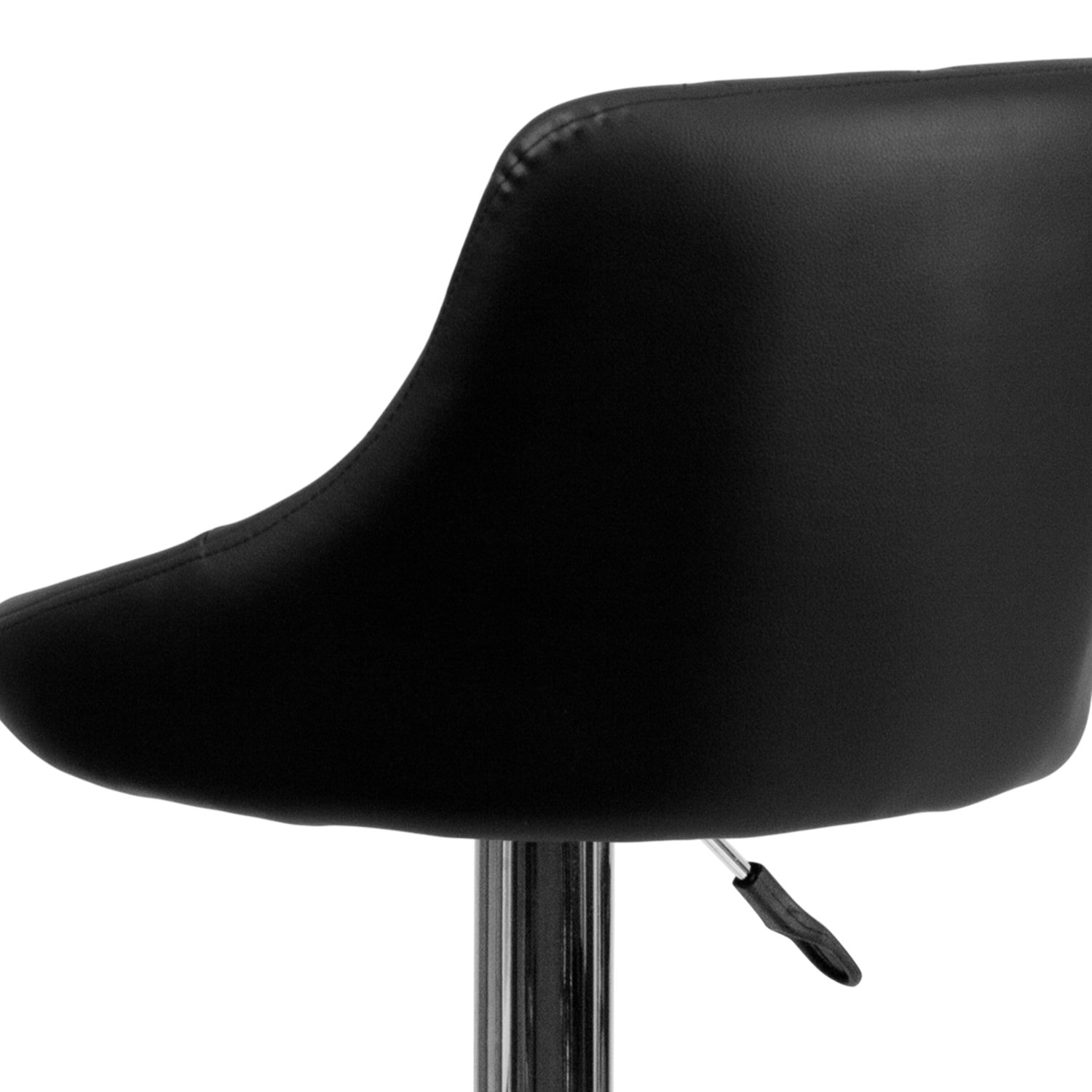 Flash Furniture Contemporary Vinyl Bucket Seat Adjustable Height Barstool with Diamond Pattern Back and Chrome Base Black PopularChairscom Flash Furniture Contemporary Vinyl Bucket Seat Adjustable Height Barstool with Diamond Pattern Back and Chrome Base Black PopularChairscom