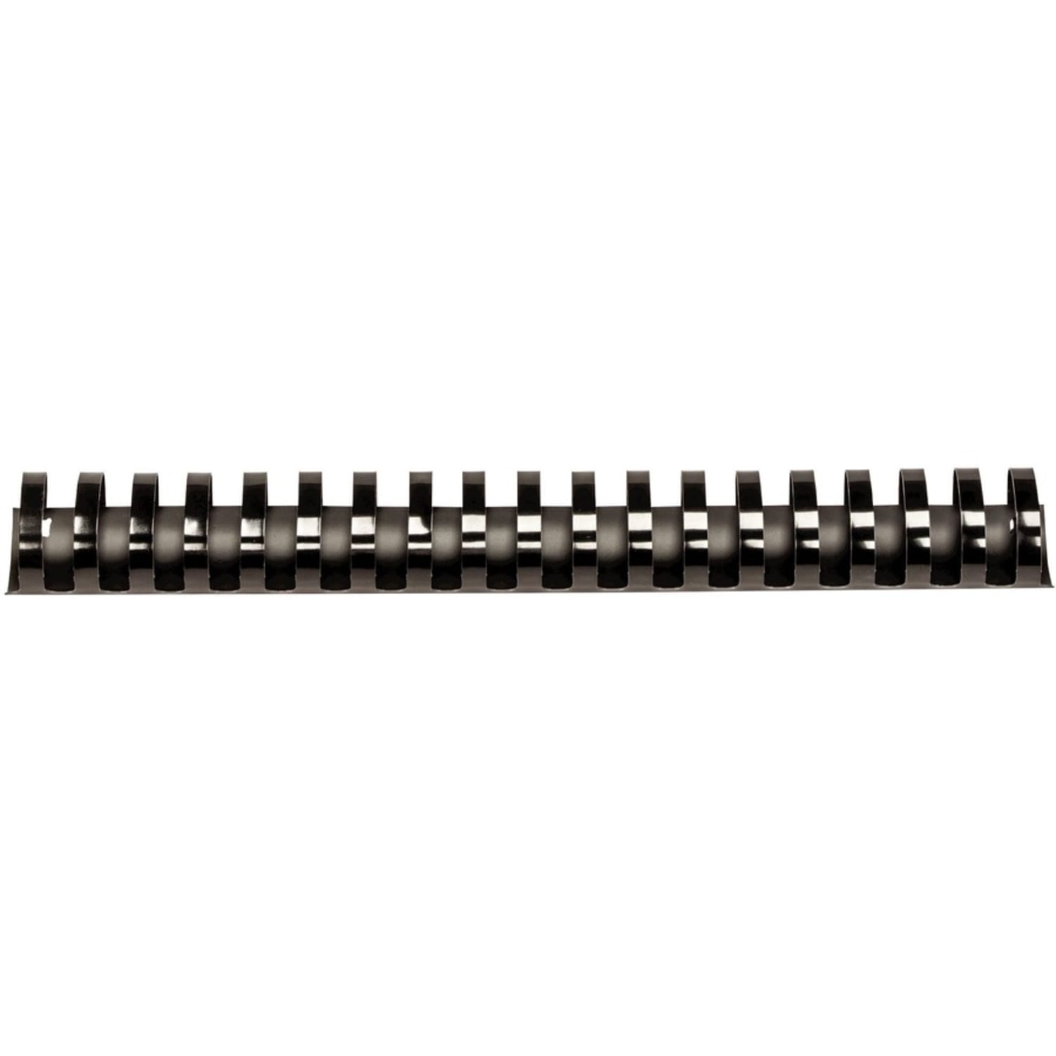 Fellowes 19-Ring Plastic Comb Binding, 1.5in x 11in x 1.5in, Black, Pack Of 10 - Image 3