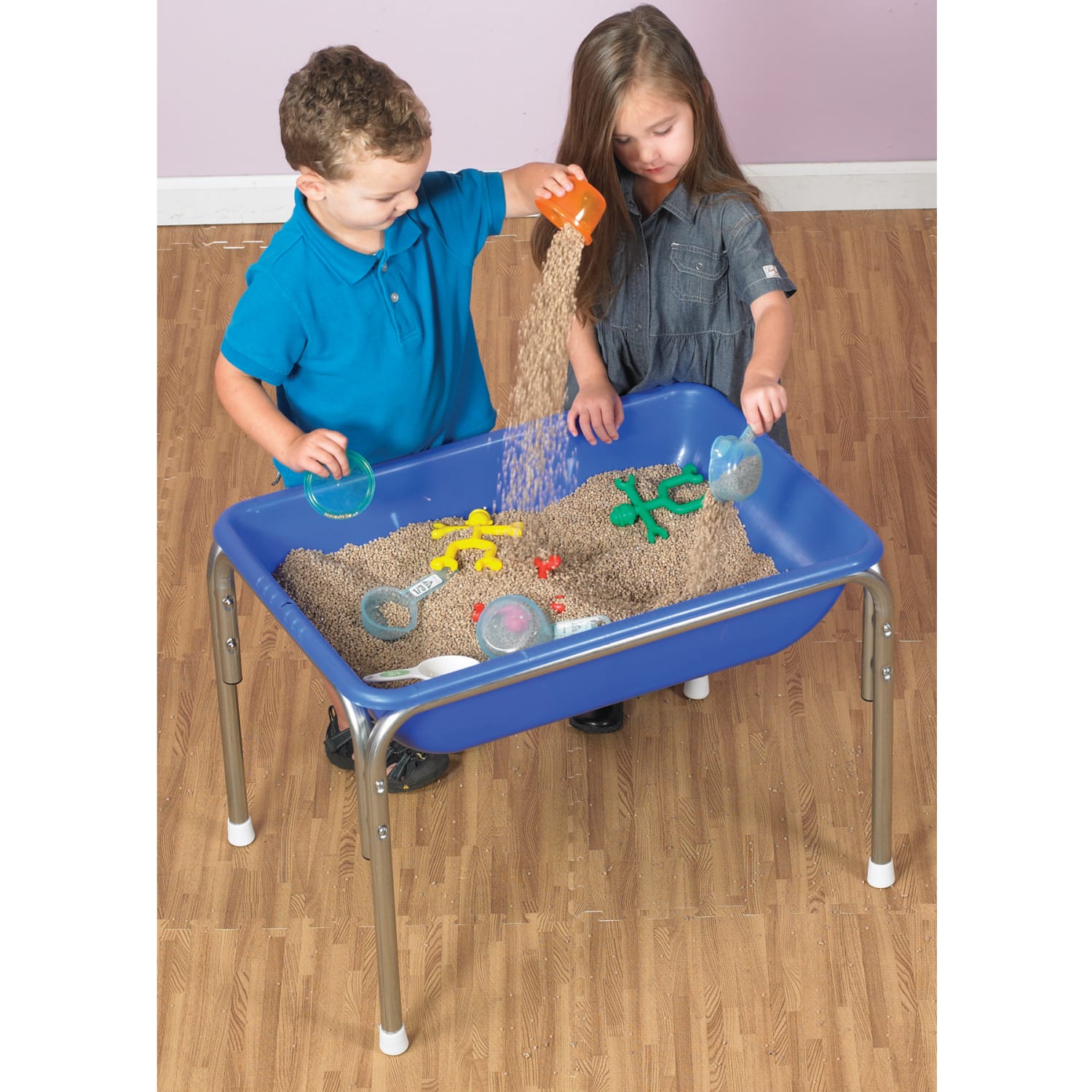 Childrens Factory Kidfetti Polypropylene Plastic Pellets, 10 Lb, Tan - Image 3