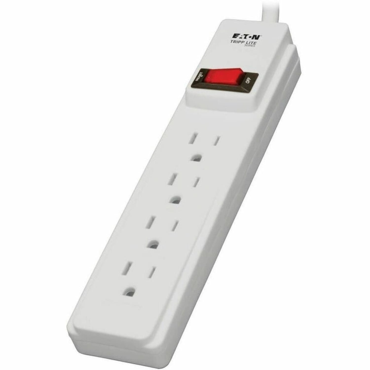 Tripp Lite Power Strip 120V 5-15R 4 Outlet 10ft Cord 5-15P - Power strip - 15 A - AC 120 V - input: NEMA  - PS410 - Image 3