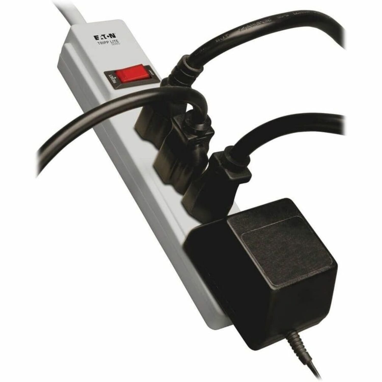 Tripp Lite Power Strip 120V 5-15R 4 Outlet 10ft Cord 5-15P - Power strip - 15 A - AC 120 V - input: NEMA  - PS410 - Image 4