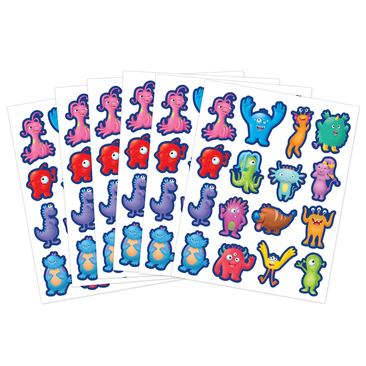 Teacher Created Resources Stickers, Medium, Monsters, 96 Stickers Per Pack, Bundle Of 12 Packs - Image 3
