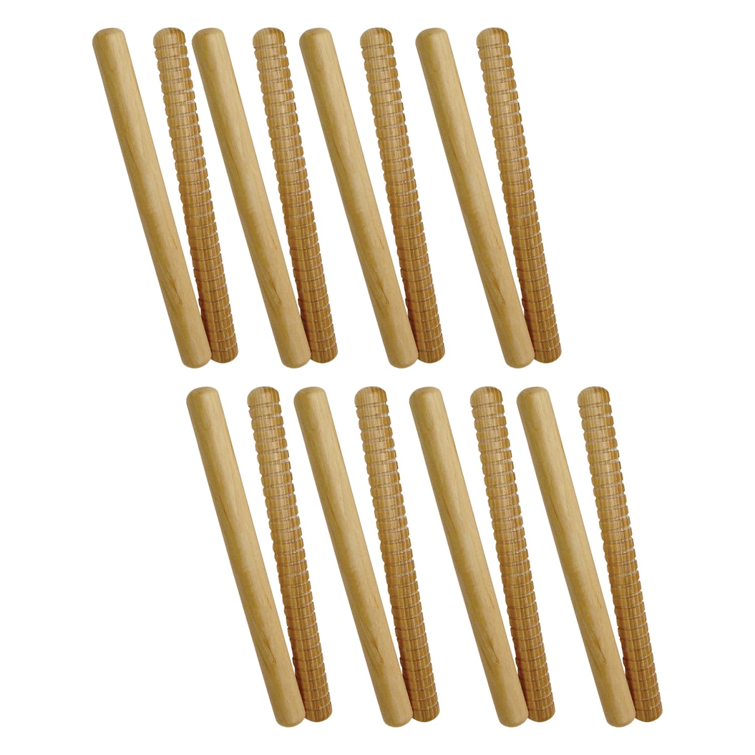 Westco Educational Products Hickory Rhythm Sticks, 8in, Natural, Set Of 12 Stick Pairs - Image 4