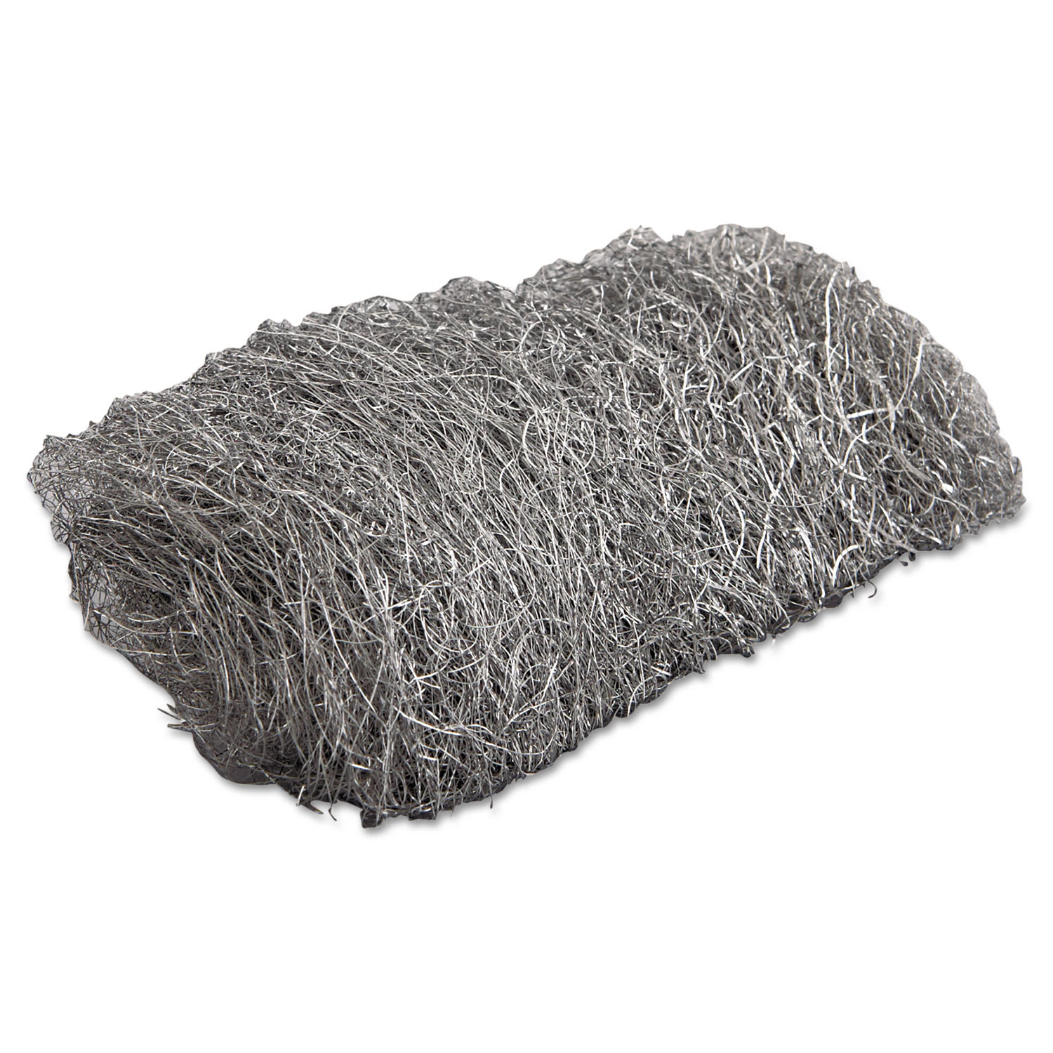 GMT Industrial-Quality Steel Wool Hand Pads, #3 Medium, Steel Gray, 16 Pads/Sleeve, 12 Sleeves/Carton - Image 5