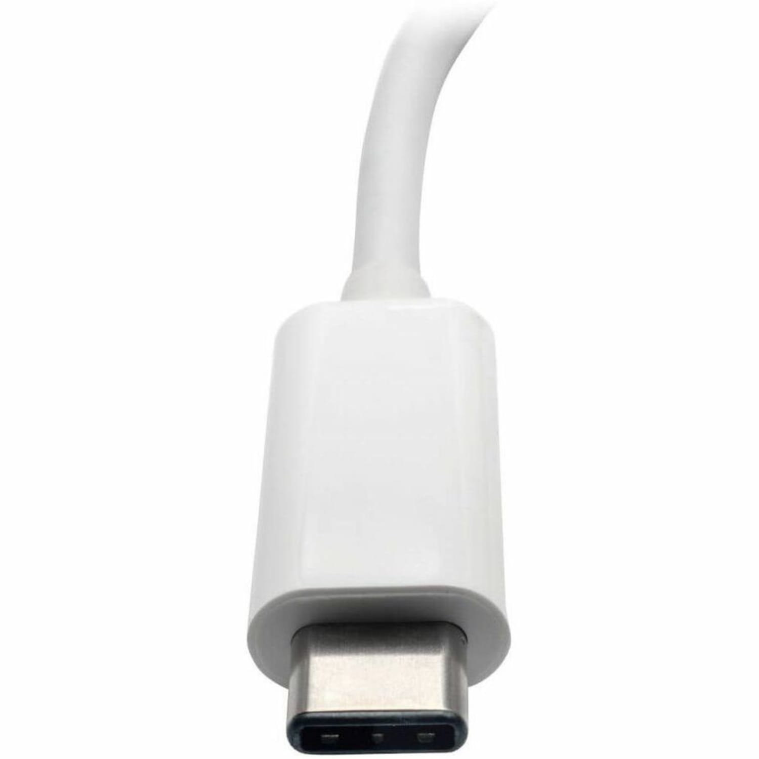 Eaton Tripp Lite series 3-Port USB-C to USB-A Hub Portable w/ Gigabit Ethernet Port RJ45 - Hub - 3 x USB 3.1 - desktop - Image 5