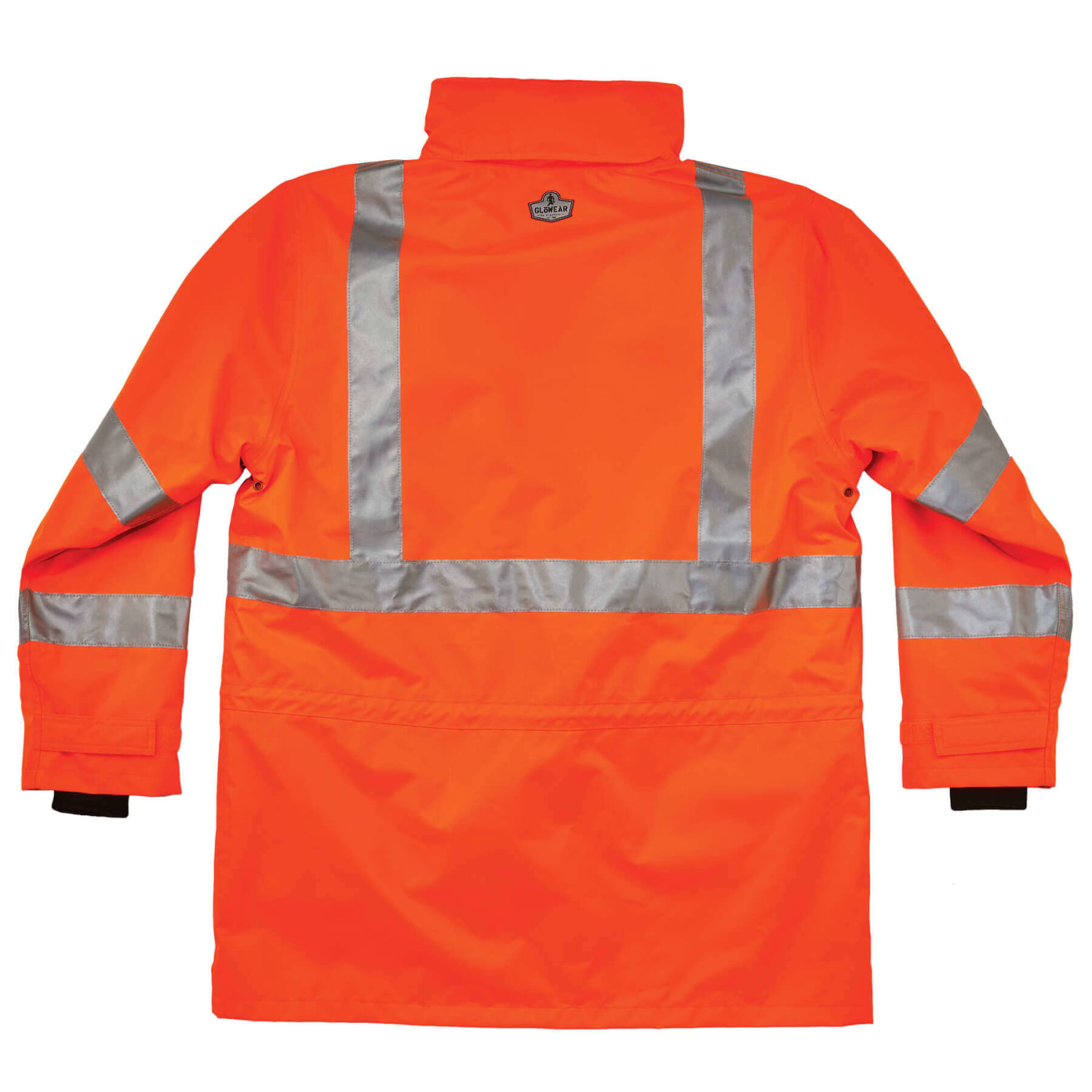 Ergodyne GloWear 8385 Type R Class 3 High-Visibility 4-In-1 Jacket, 5X, Orange - Image 5
