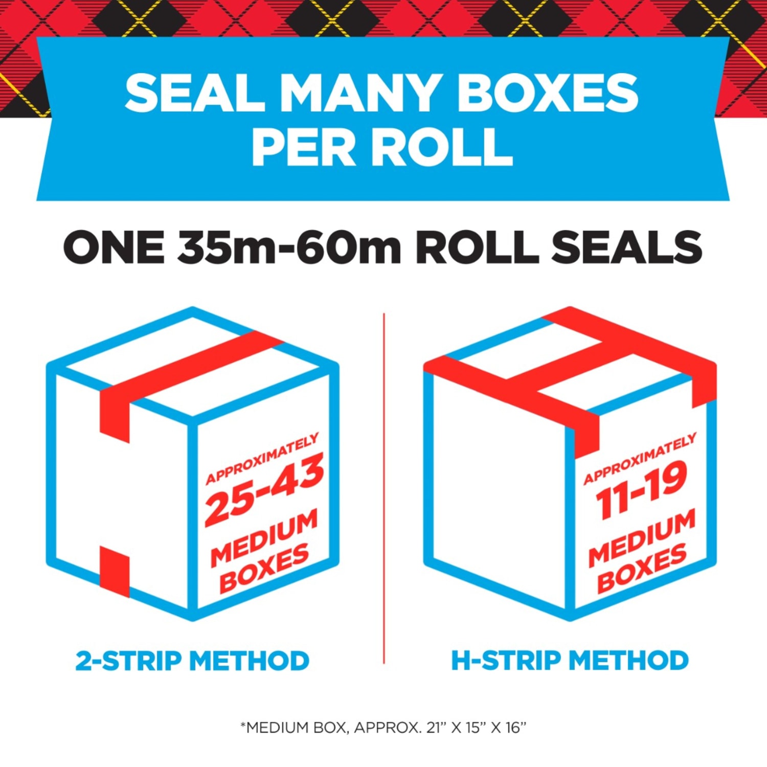 Scotch Heavy Duty Shipping Packing Tape, 36 Tape Rolls, 1 7/8 in x 54.6 yd, 3in Core, Designed for Packing, Shipping and Mailing, Guaranteed to Stay Sealed, Clear - Image 4