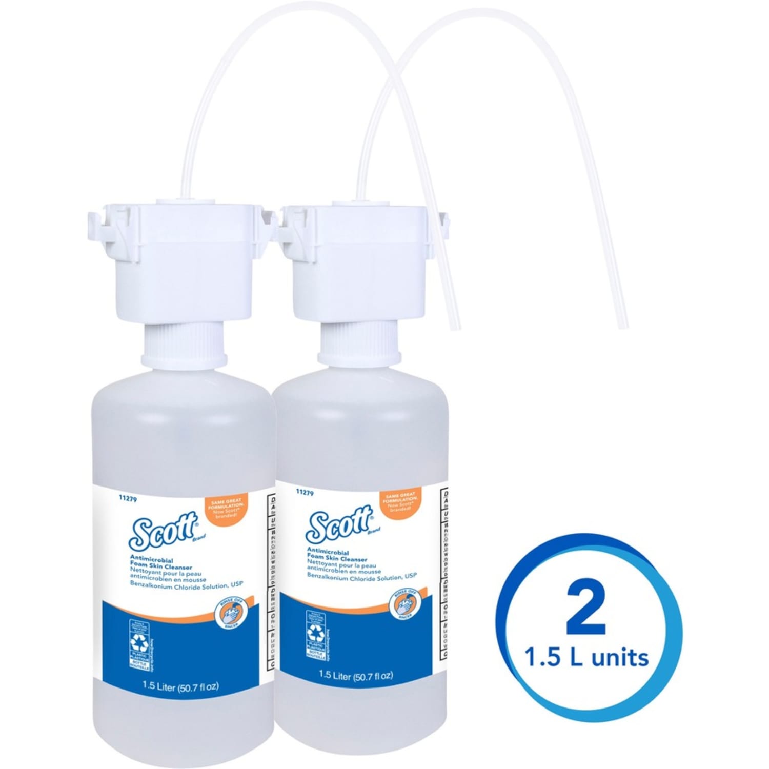 Scott Control Antimicrobial Foam Skin Cleanser - 1.59 quart - Pump Bottle Dispenser - Kill Germs - Skin - 11279 - Image 4