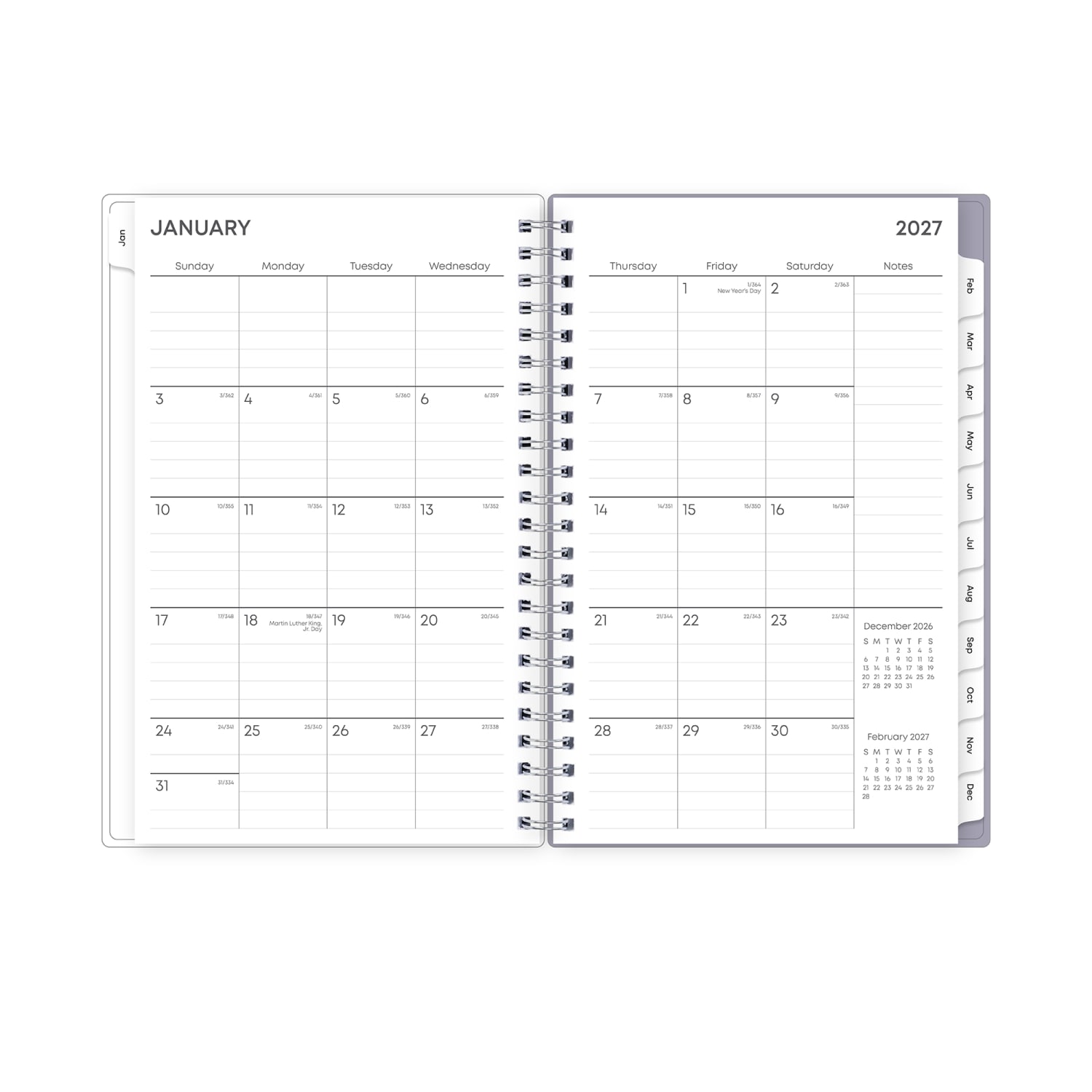 2027 Blue Sky Laila Weekly/Monthly Planning Calendar, 5x8, 0%, CYO, Jan-Dec, RY27 - Image 4