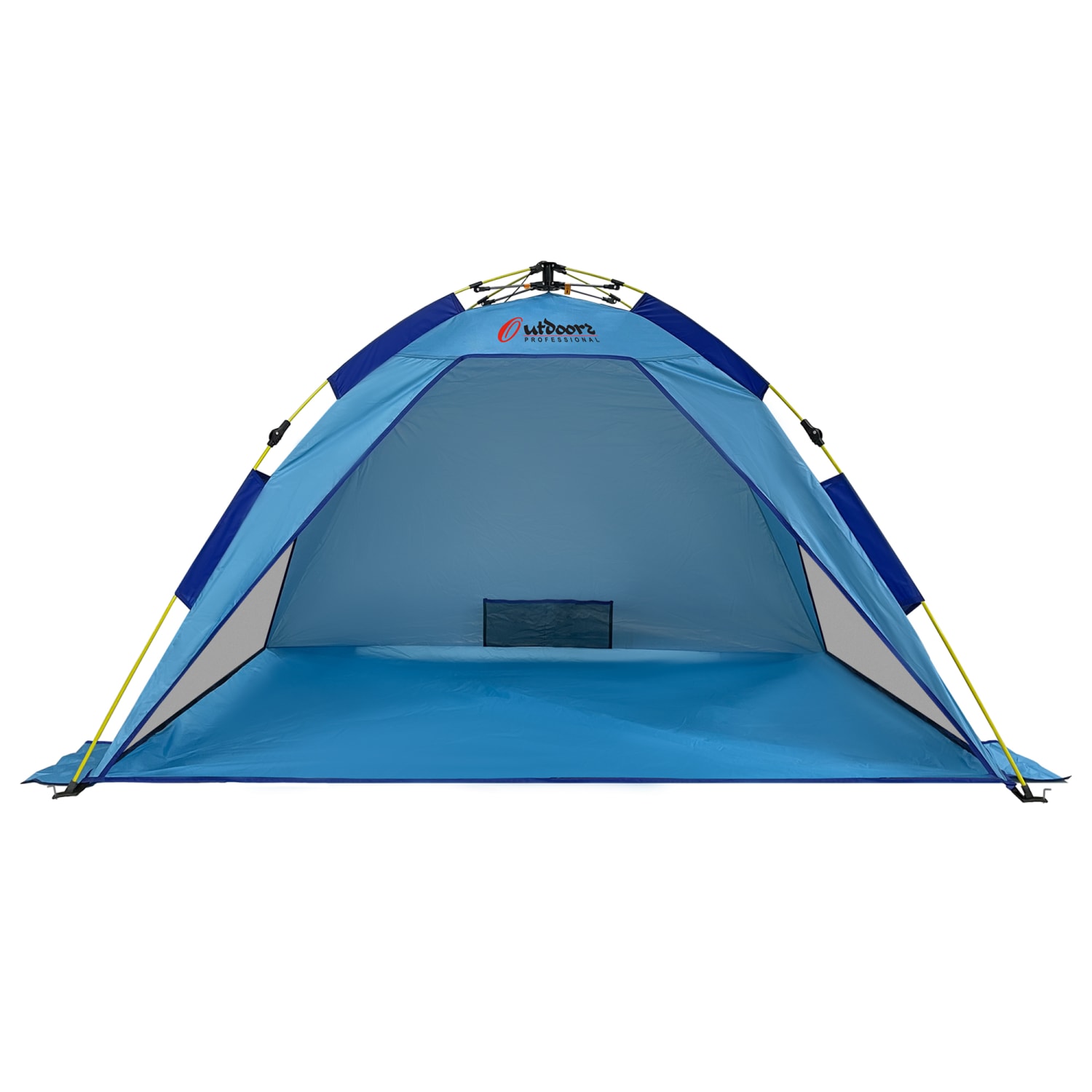 Outdoors Professional Beach Cool Pop-Up Sun Shelter, 43inH x 39inW x 75inD, Blue