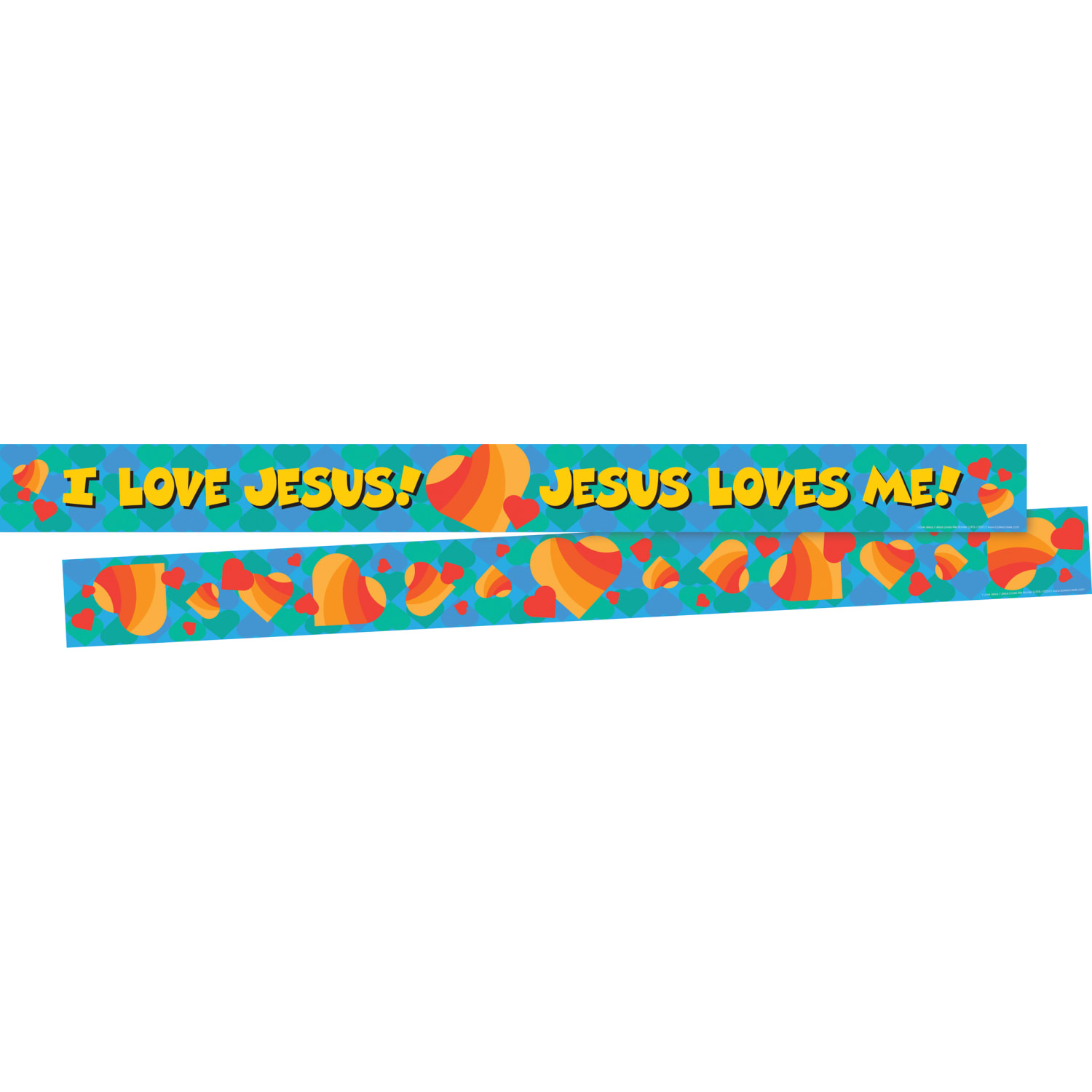 Barker Creek Double-Sided Borders, 3in x 35in, Spiritual, 12 Strips Per Pack, Set Of 2 Packs - Image 3