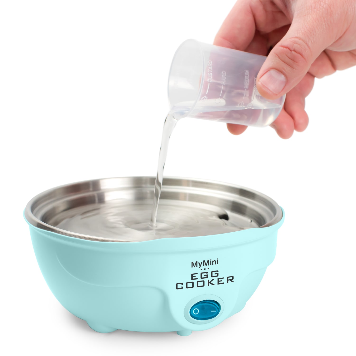 Nostalgia Electrics Premium 7-Egg Cooker, Aqua - Image 5