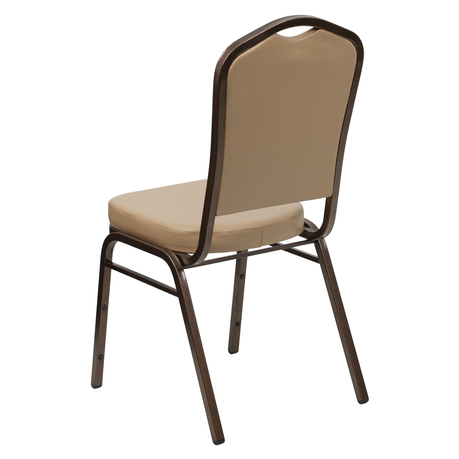 Flash Furniture HERCULES Series Crown Back Stacking Banquet Chair TanCopper PopularChairscom