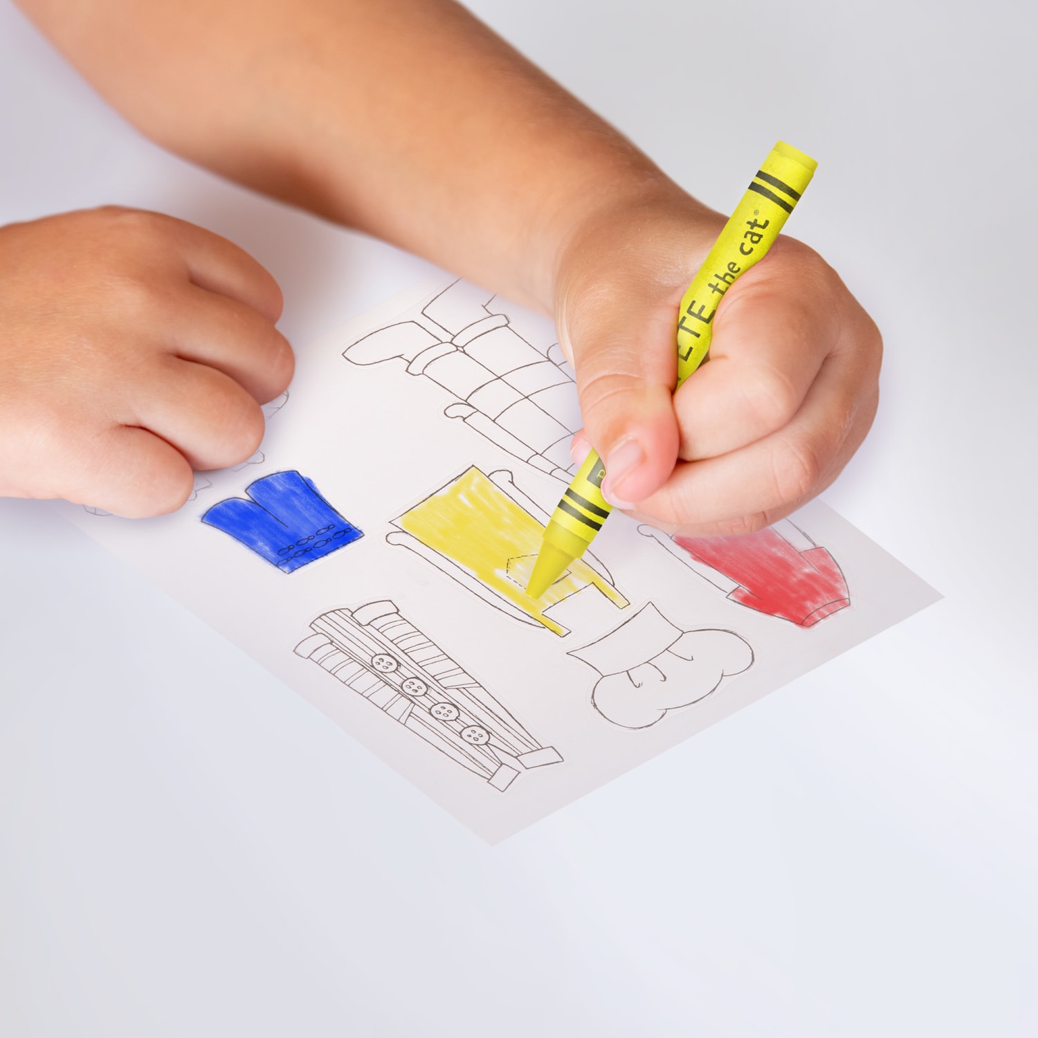 Educational Insights Papercraft Pete The Cat Coloring Activity Set - Image 5