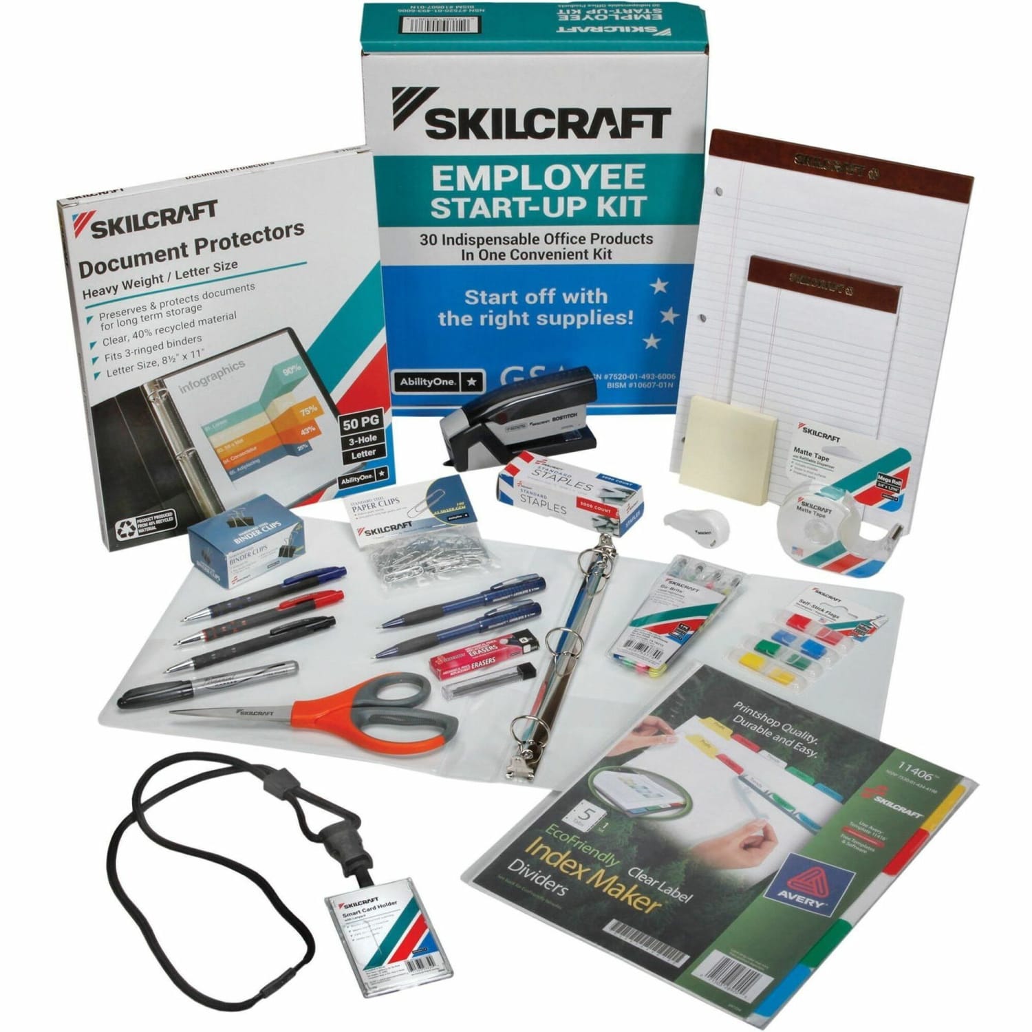 SKILCRAFT Employee Startup Kit (AbilityOne 7520-01-493-6006) - Image 3
