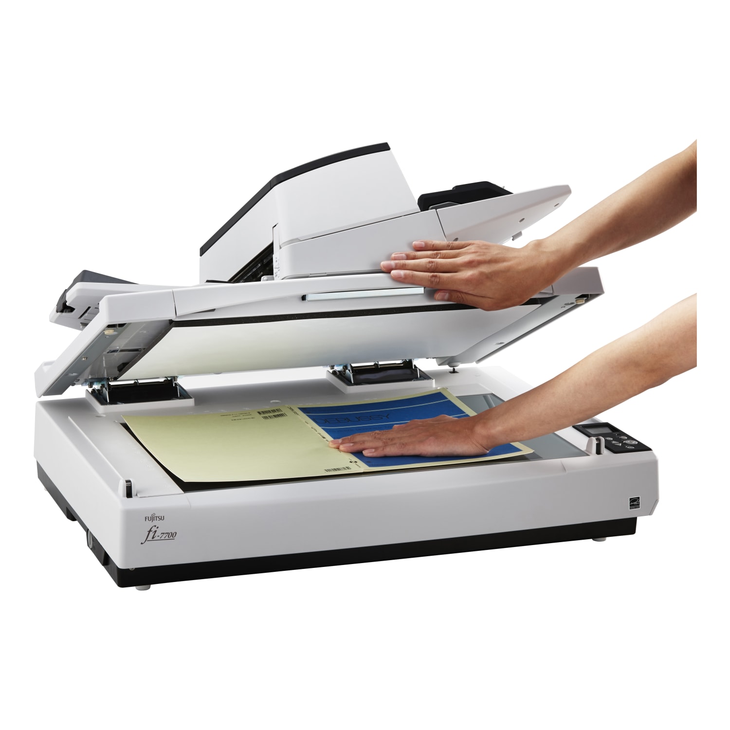 Ricoh fi 7700 - Document scanner - Triple CCD - Duplex - ARCH B - 600 dpi x 600 dpi - up to 100 ppm (mono)/up to 100 ppm (color) - PA03740B005 - Image 3