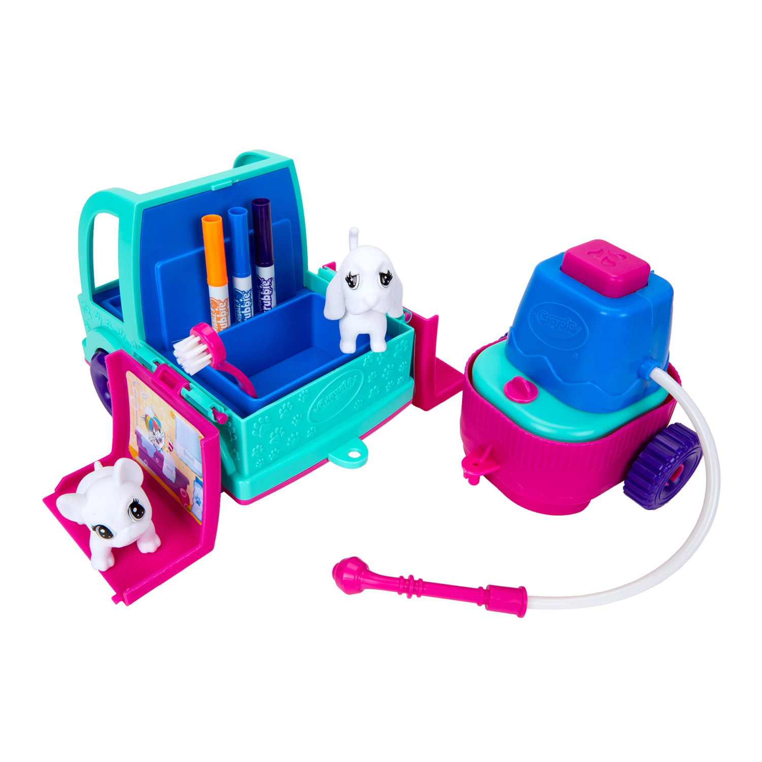 Crayola Scribble Scrubbie Pets! Pet Grooming Truck Set, Set Of 7 Pieces - Image 6