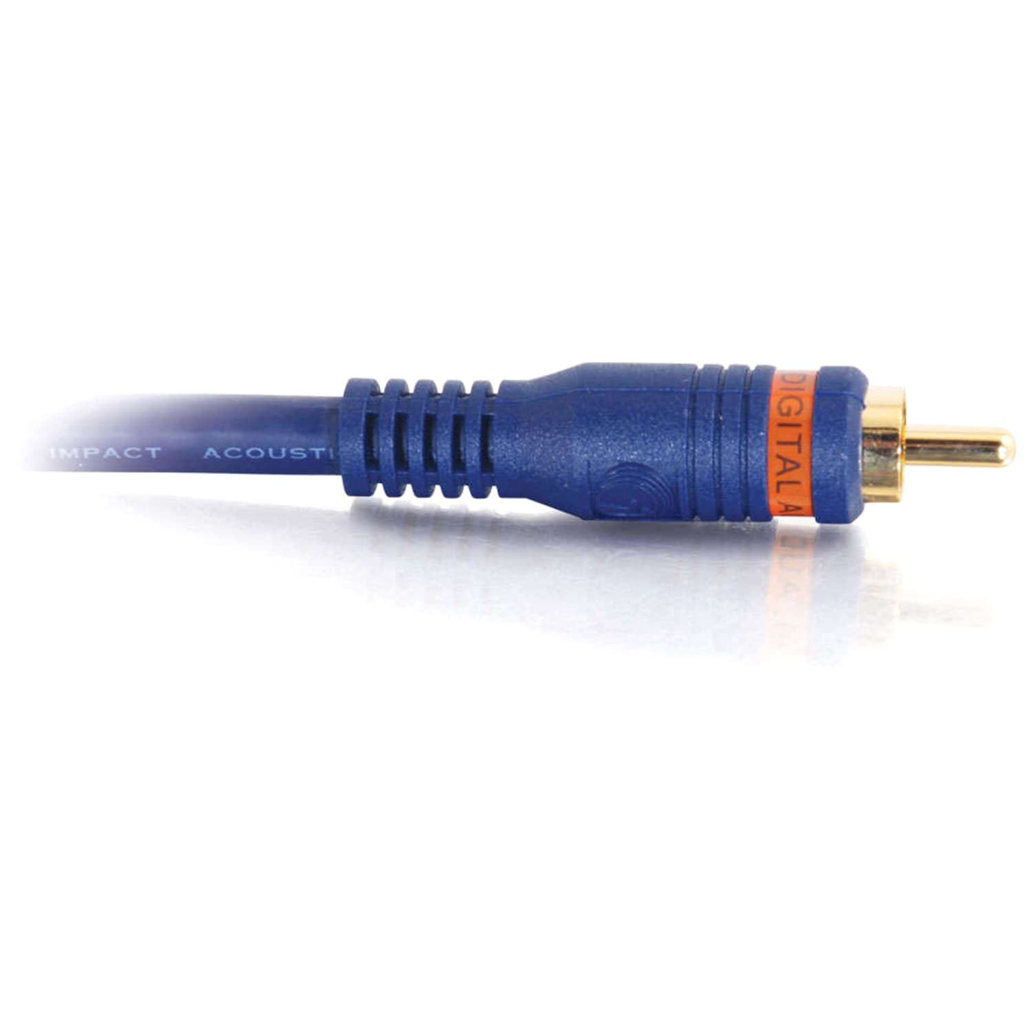 C2G 6ft Velocity S/PDIF Digital Audio Coax Cable - RCA Male - RCA Male - 6ft - Blue - Image 4