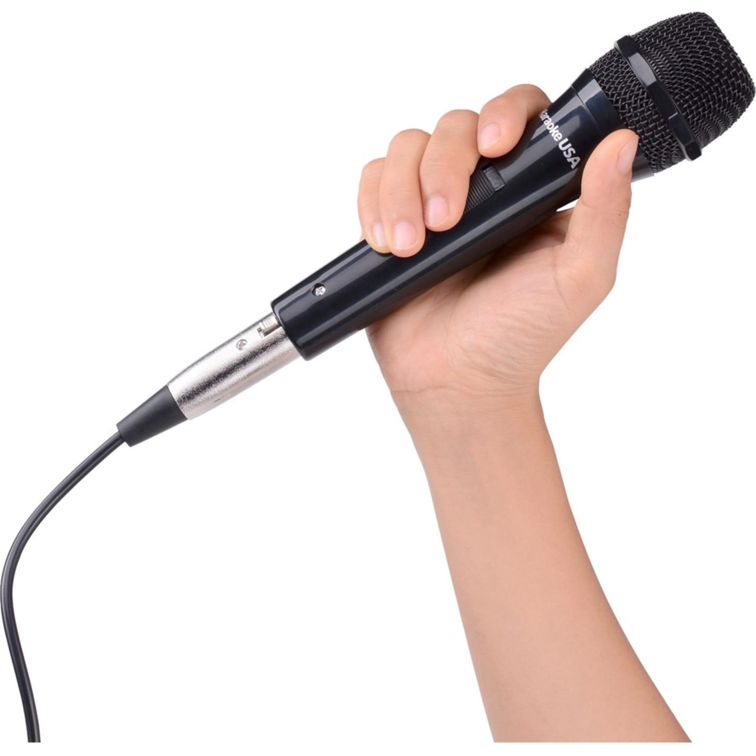 Karaoke USA Wired Dynamic Microphone - 9.84 ft - 80 Hz to 11 kHz - 620 Ohm -72 dB - Cardioid - XLR - Image 4