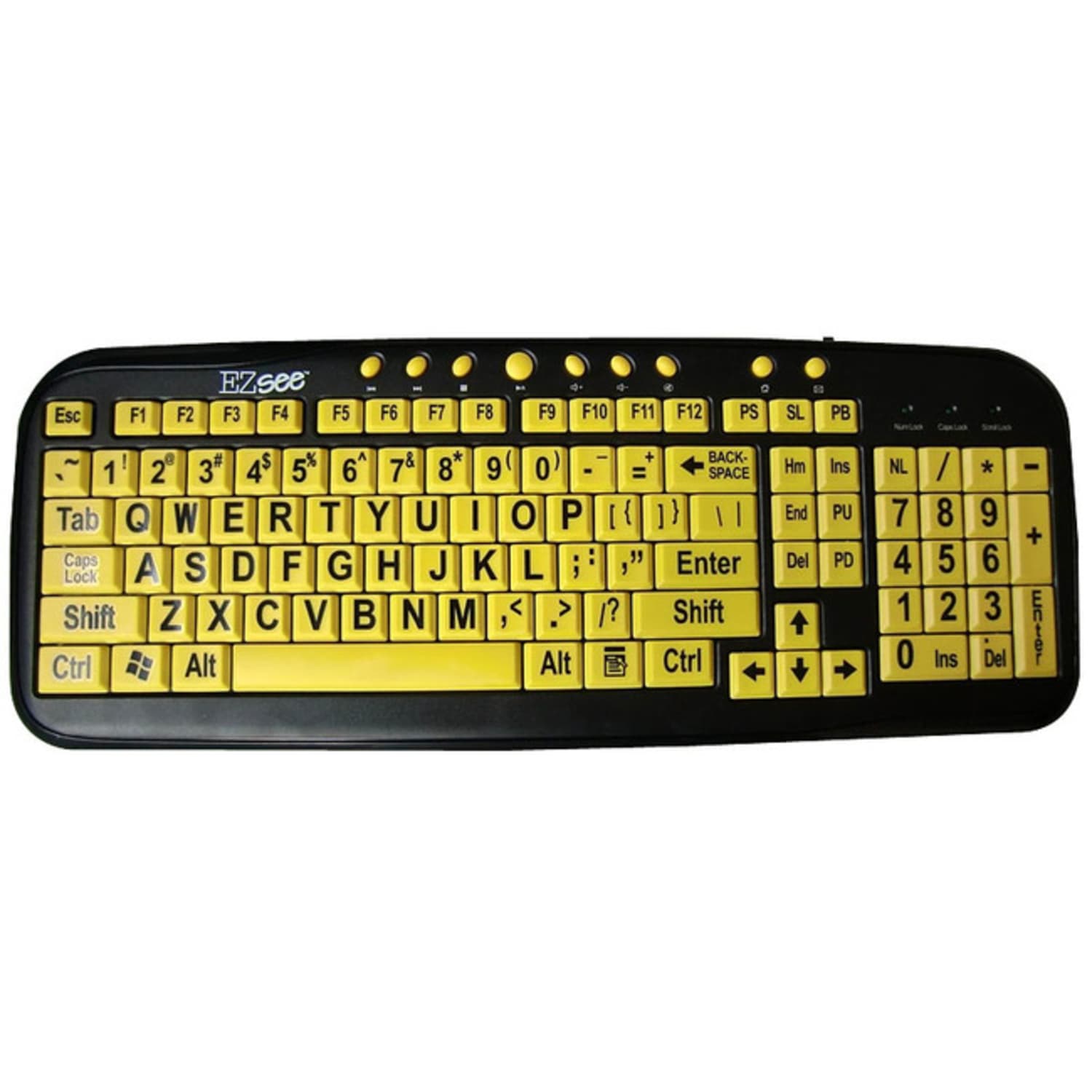 Califone Ergoguys Ezsee CD 1038 Low vision Keyboard