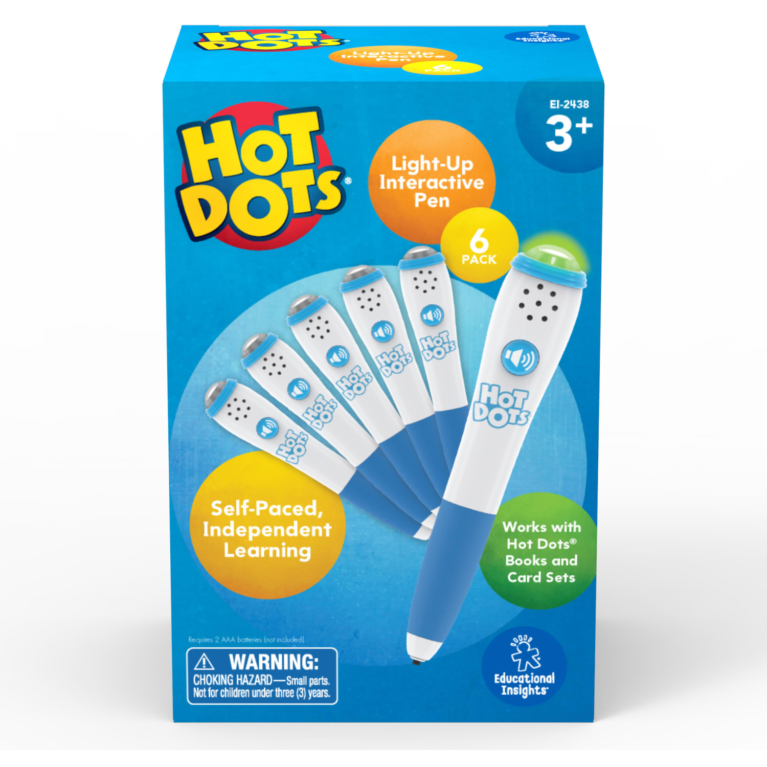 Educational Insights Hot Dots Light-Up Interactive Pen, Pack Of 6 - Image 4