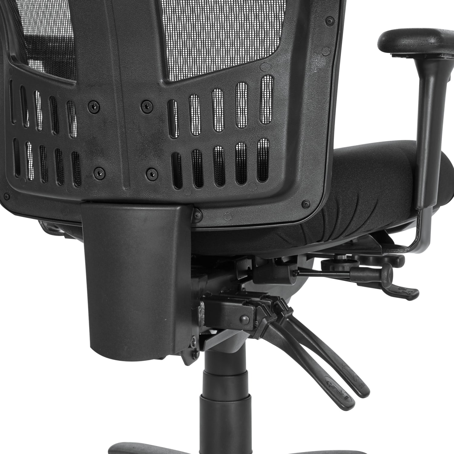 Office Star ProGrid Fabric High-Back Adjustable Chair, Black - Image 3