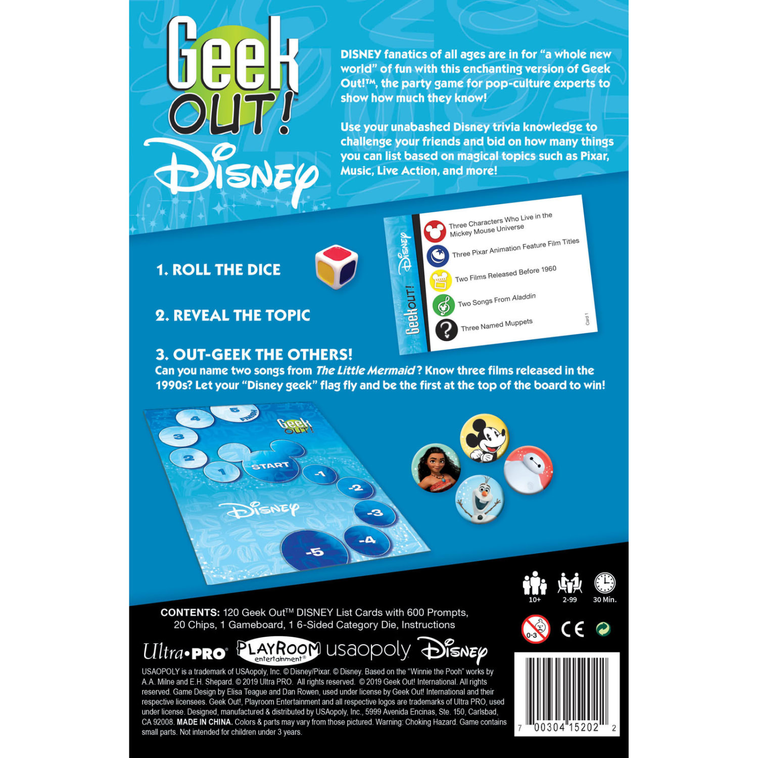 USAopoly Geek Out! Disney Game - Image 4