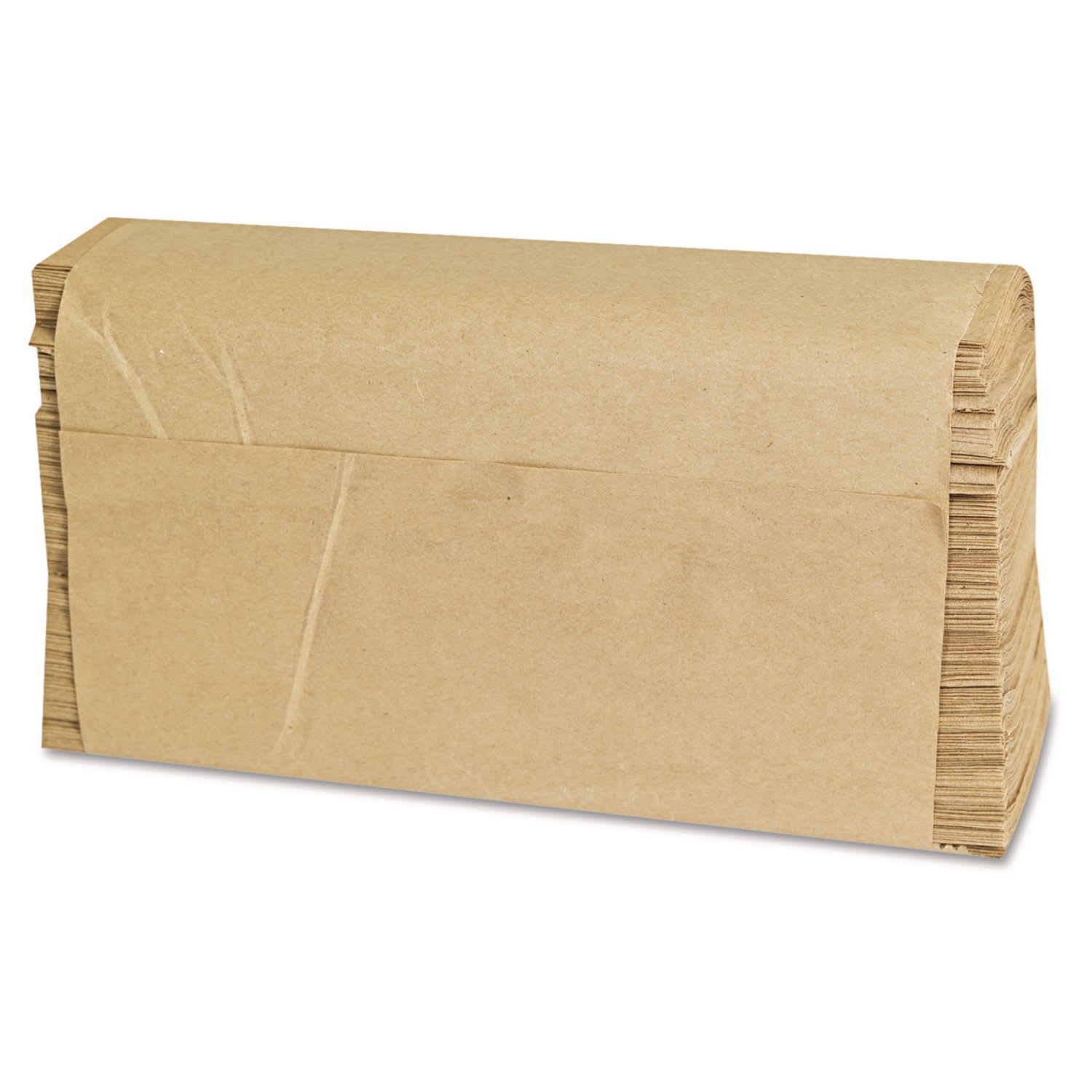 GEN Folded Paper Towels, Multifold, 9 x 9.45, Natural, 250 Towels/Pack, 16 Packs/Carton - Image 6