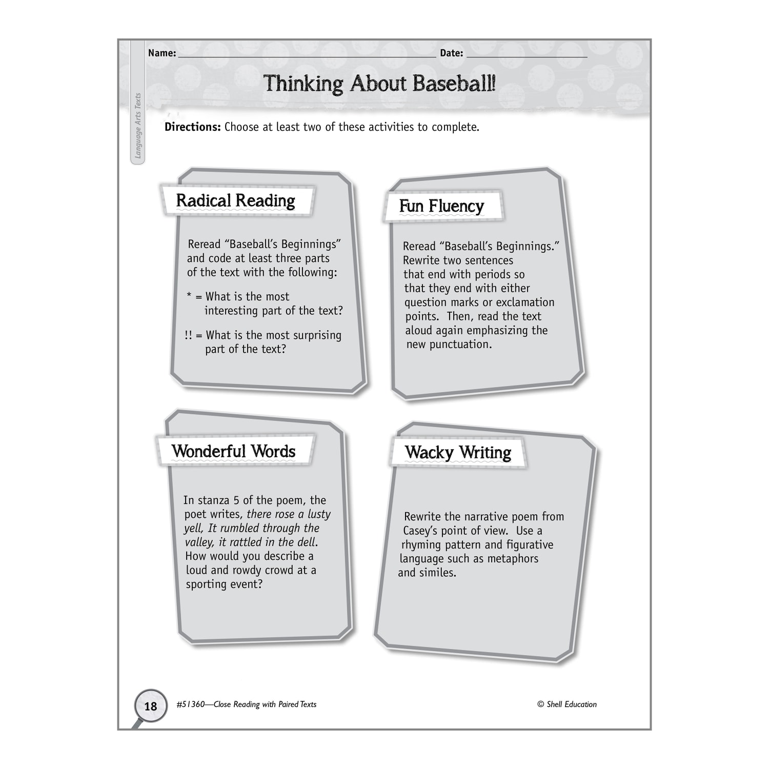 Shell Education Close Reading With Paired Texts, Grade 4 - Image 6