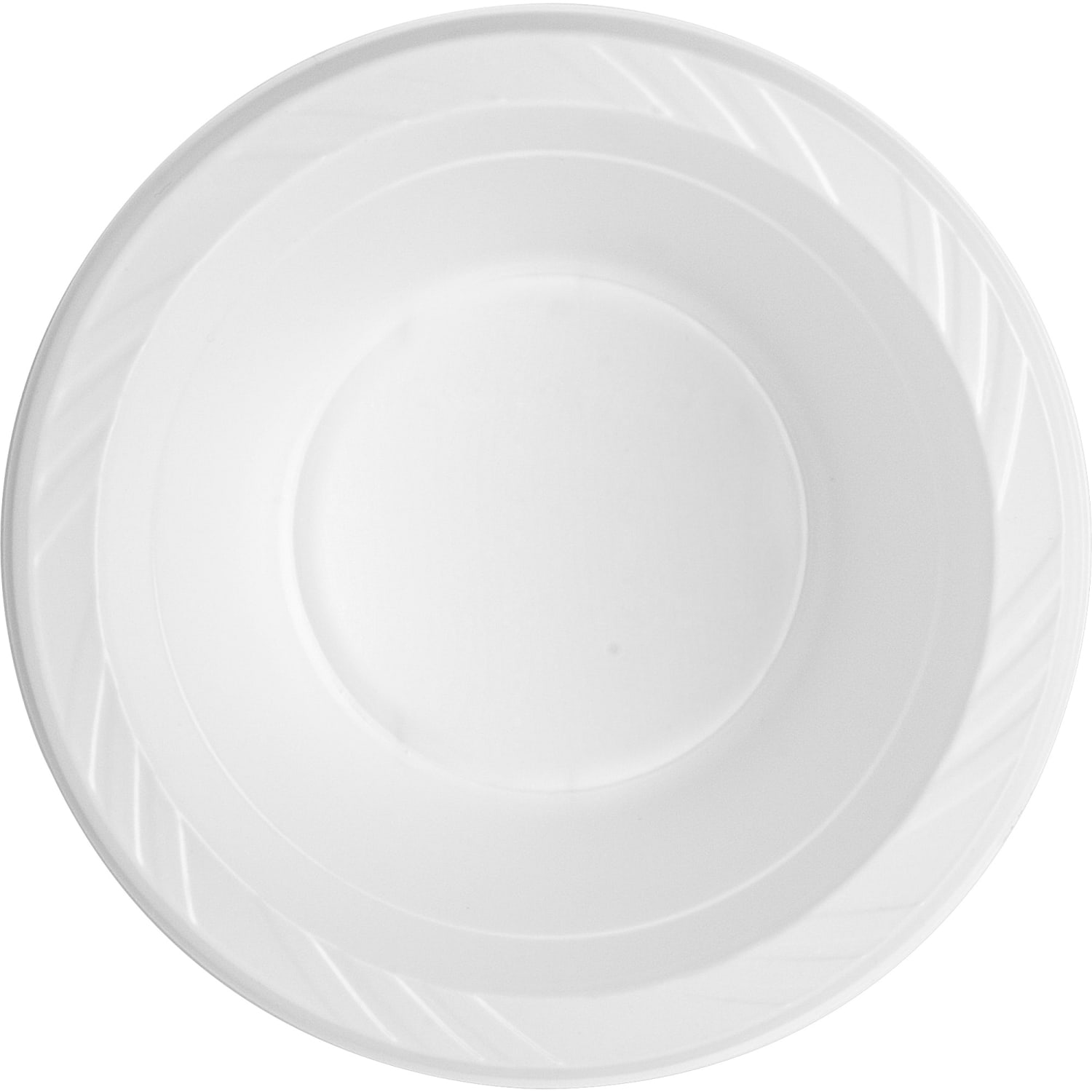 Genuine Joe Reusable Plastic Bowls - 125 / Pack - 12 fl oz Bowl - Plastic - Serving - Disposable - White - 1000 Piece(s) / Carton - Image 5