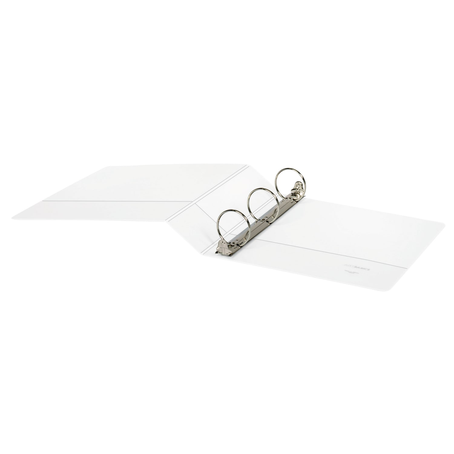 Just Basics Basic View 3-Ring Binder, 2in Round Rings, White - Image 5