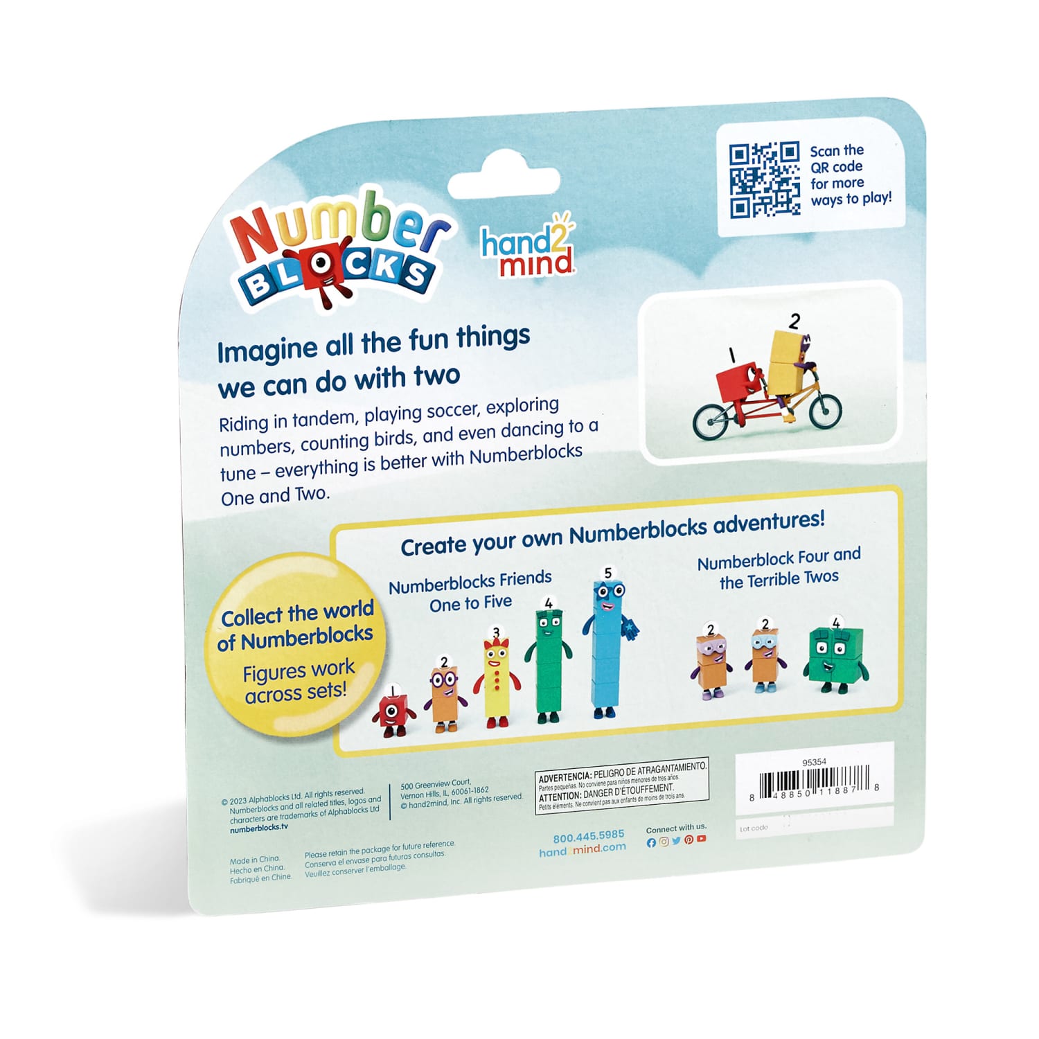 Hand2mind Numberblocks One And Two Bike Adventure - Image 5